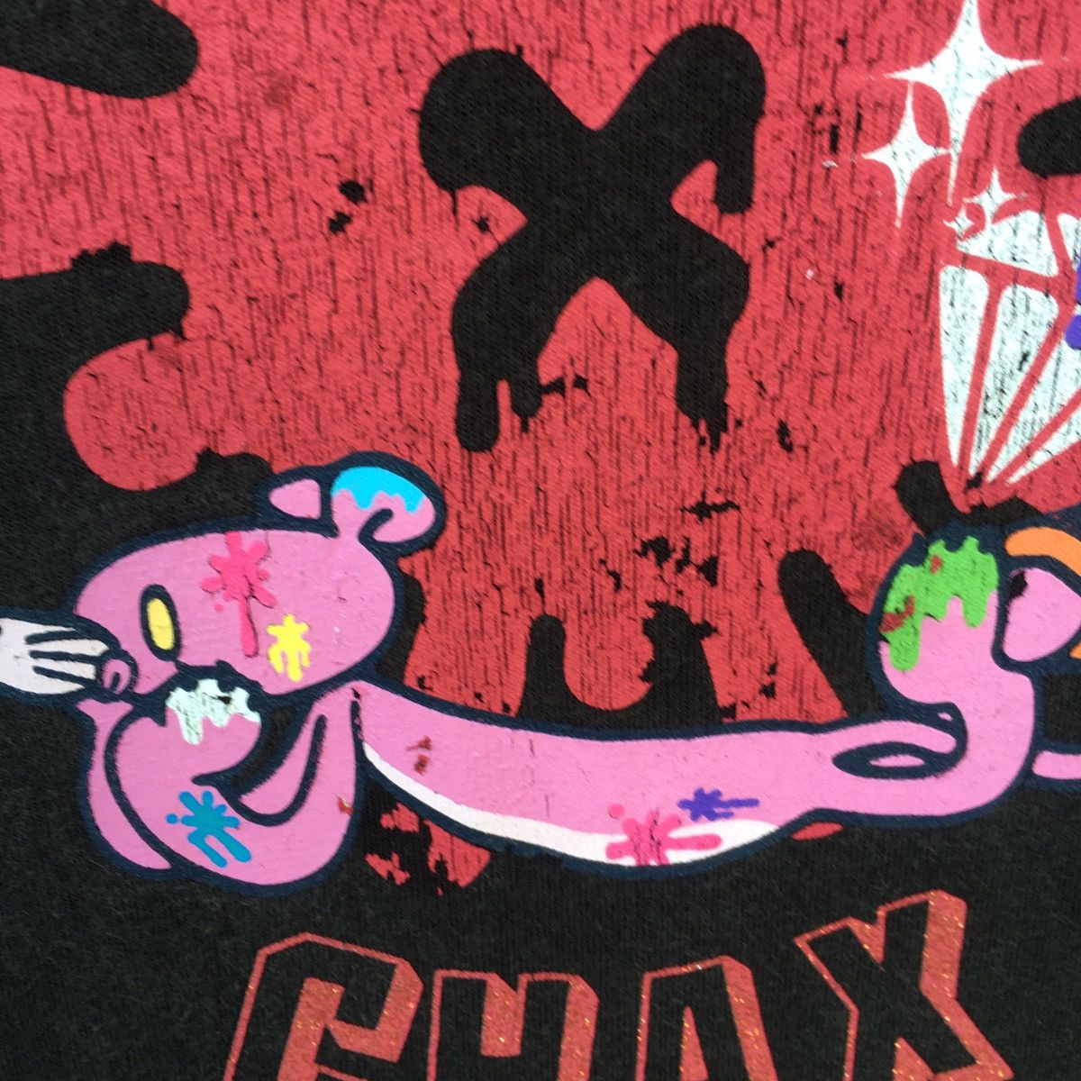 Cartoon Network Thrashed faded pink panther ERD GRUNGE VINTAGE TEE Size US M / EU 48-50 / 2 - 5 Thumbnail