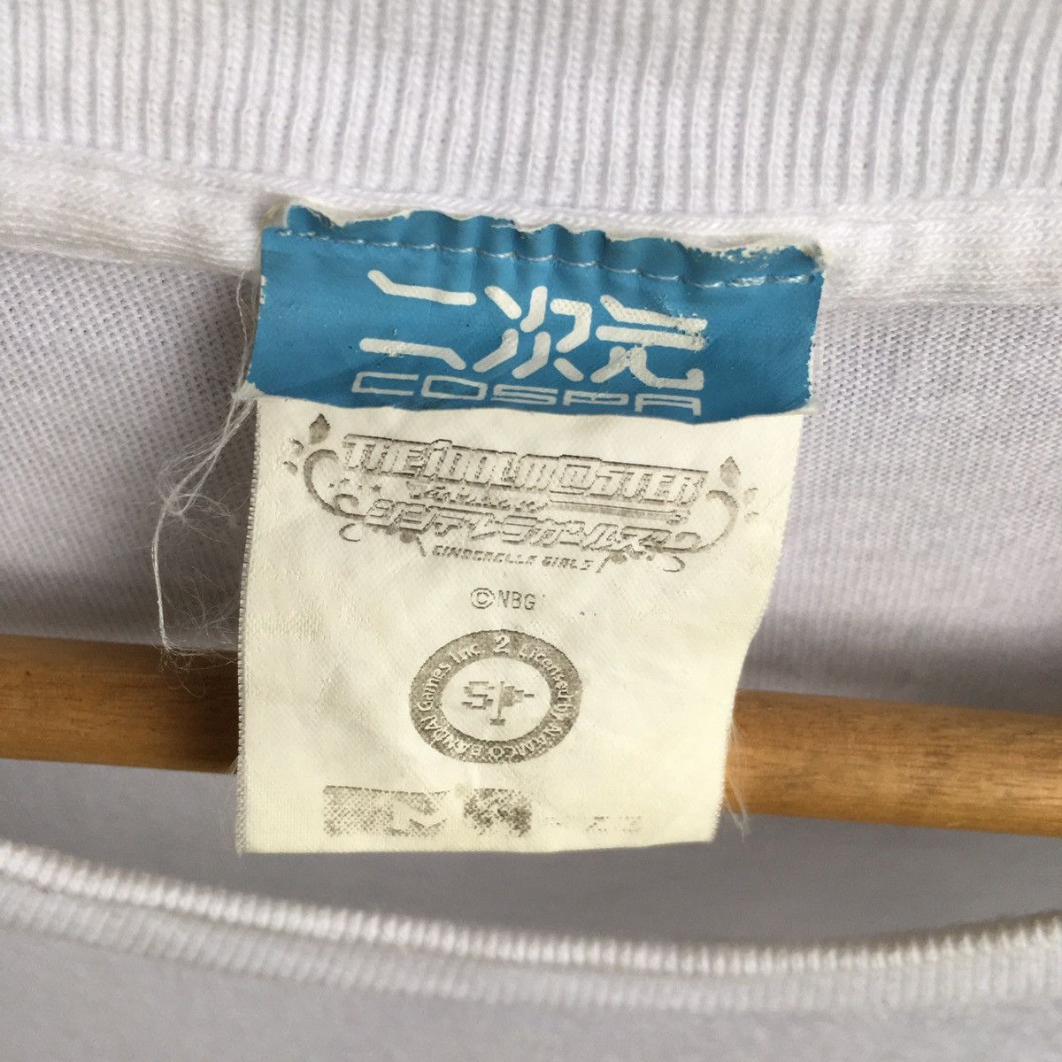 Anime Thrashed Vintage The Idol Master Anime ERD GRUNGE TEE Size US M / EU 48-50 / 2 - 3 Thumbnail