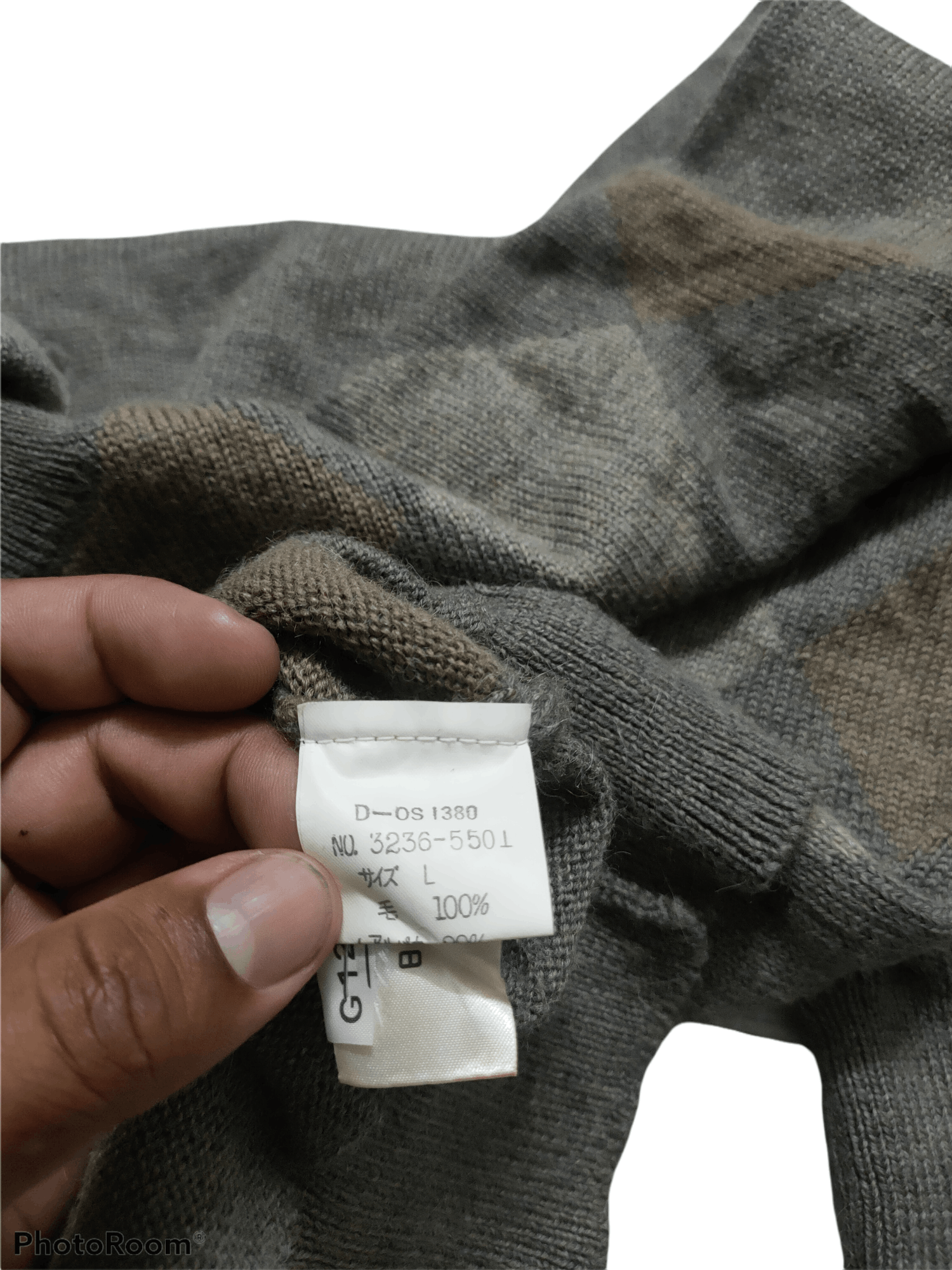 Issey Miyake Issey Miyake Knitwear Diamond Design wool Material Size US M / EU 48-50 / 2 - 9 Thumbnail