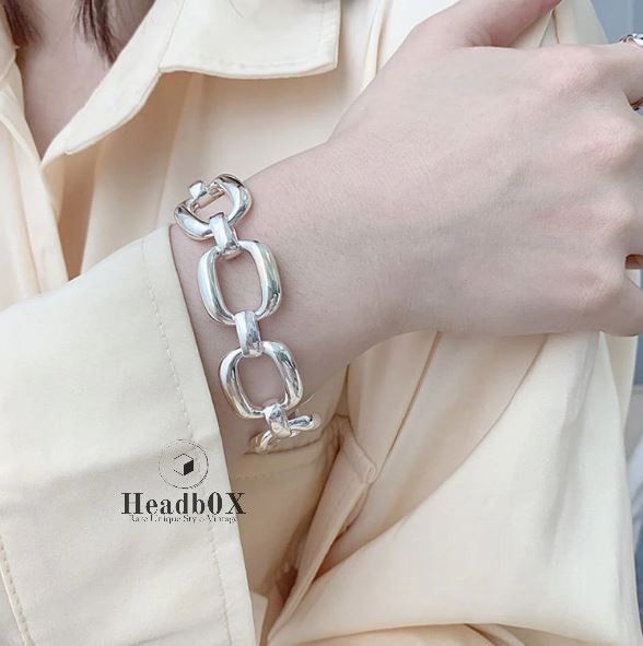 Jewelry Hiphop Thick Chain Bracelet Size ONE SIZE - 1 Thumbnail