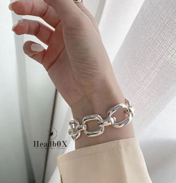 Jewelry Hiphop Thick Chain Bracelet Size ONE SIZE - 2 Thumbnail