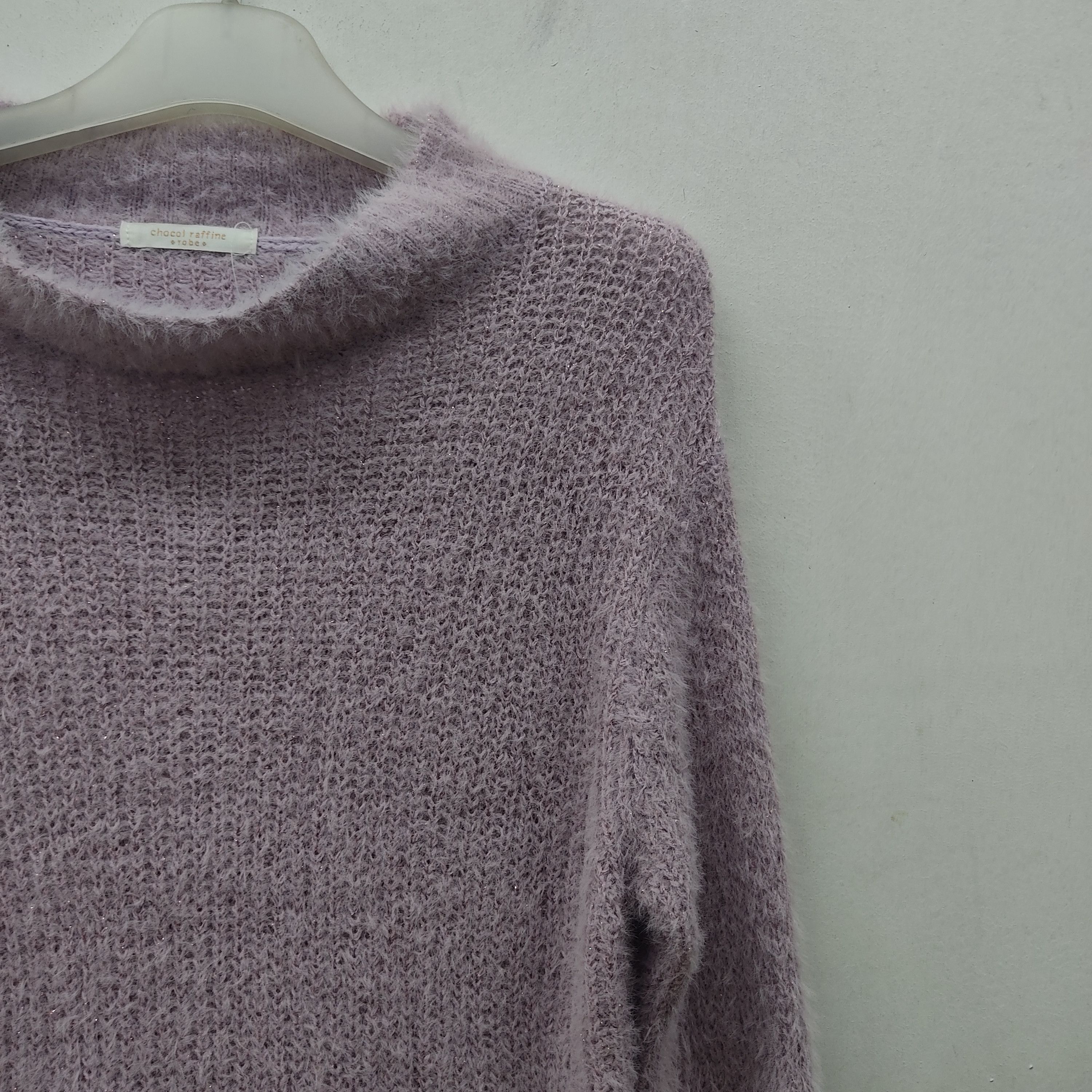 Homespun Knitwear × Japanese Brand Chocol Raffine Mohair Lilac Knitwear Size S / US 4 / IT 40 - 5 Thumbnail