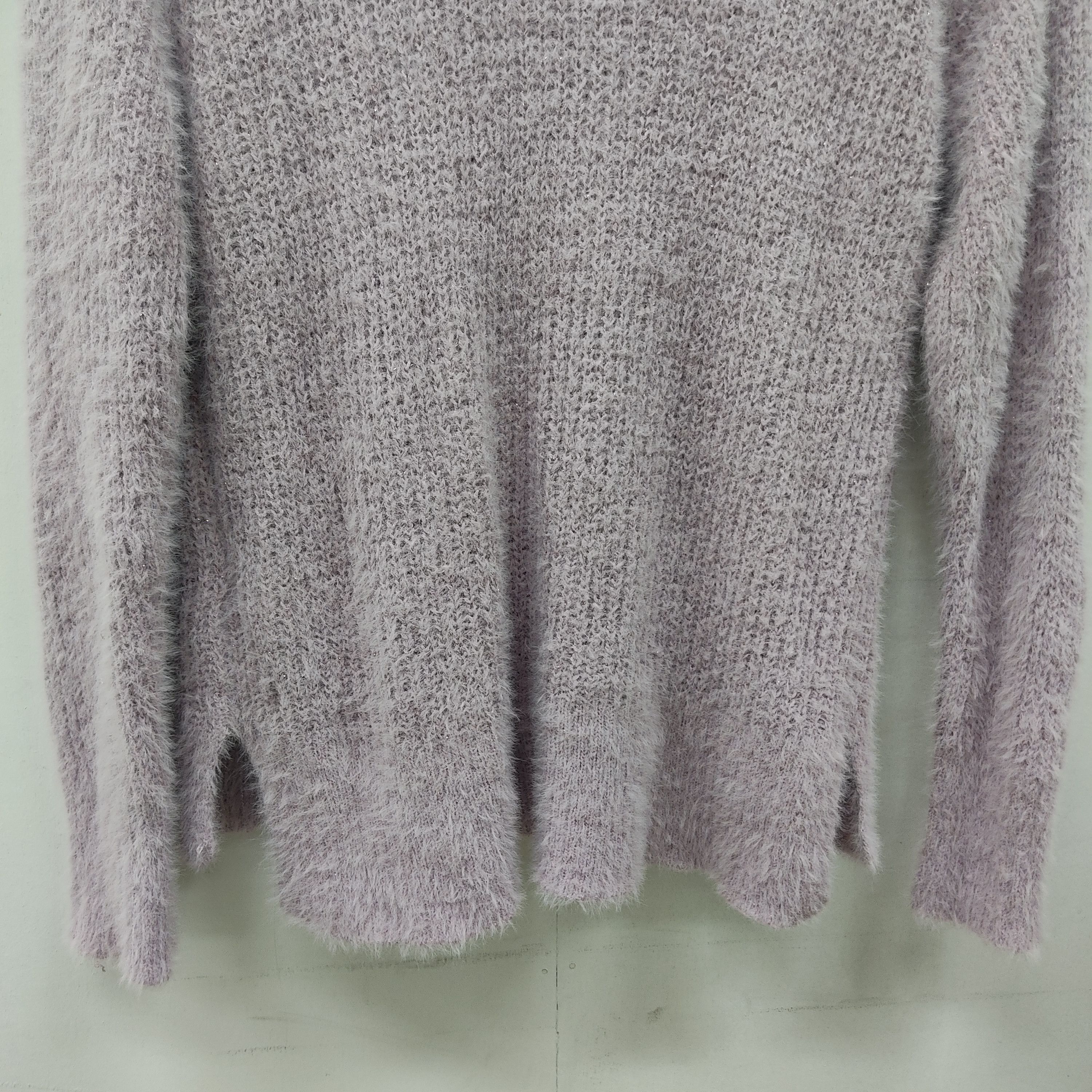Homespun Knitwear × Japanese Brand Chocol Raffine Mohair Lilac Knitwear Size S / US 4 / IT 40 - 13 Thumbnail