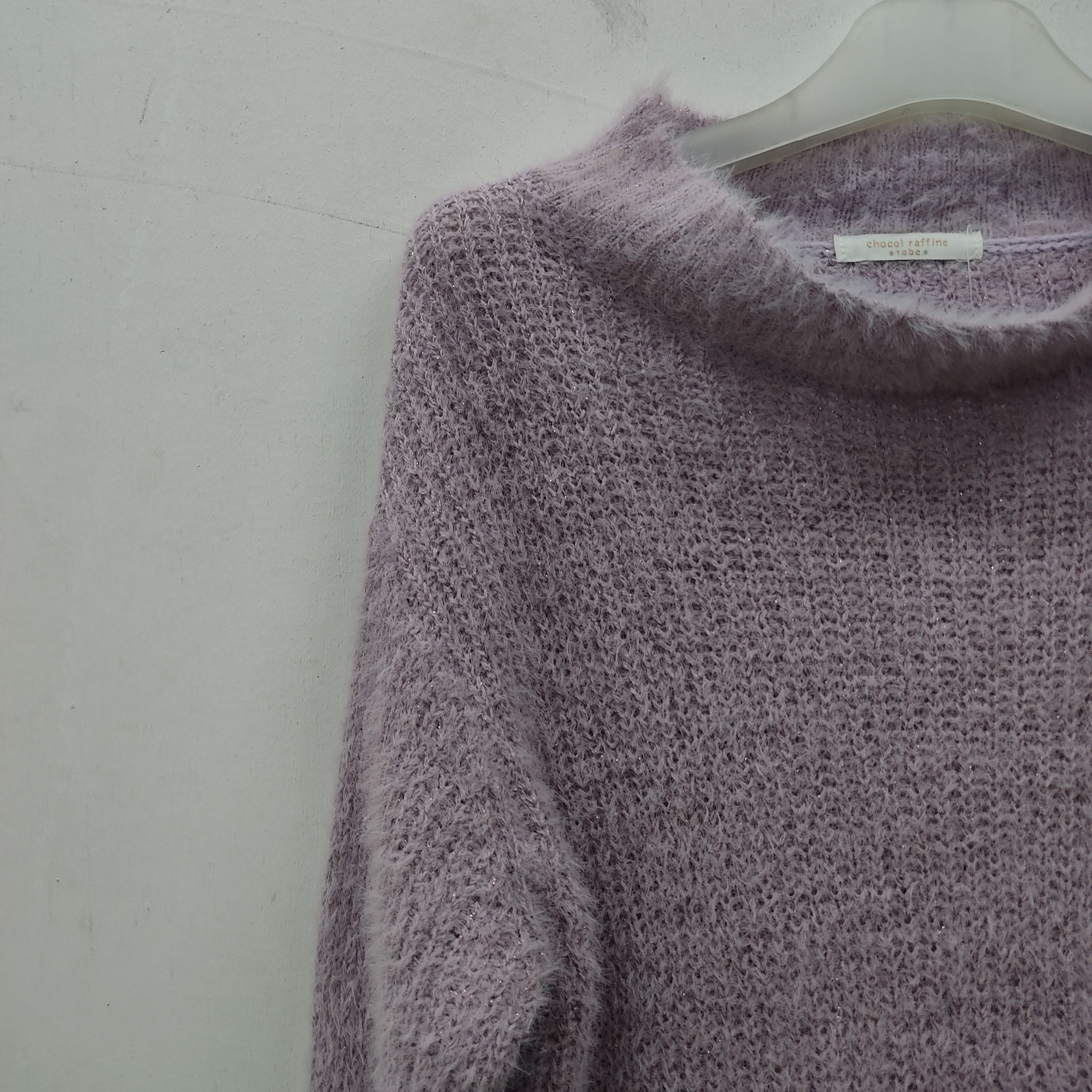 Homespun Knitwear × Japanese Brand Chocol Raffine Mohair Lilac Knitwear Size S / US 4 / IT 40 - 4 Thumbnail