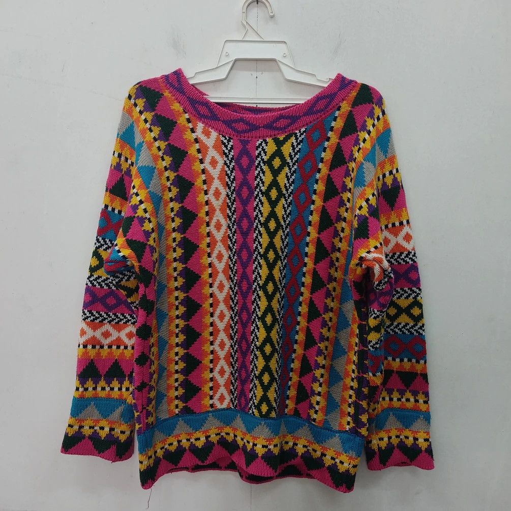 Rainbow Belle Amie Rainbow Knitwear Jumper Size M / US 6-8 / IT 42-44 - 1 Thumbnail