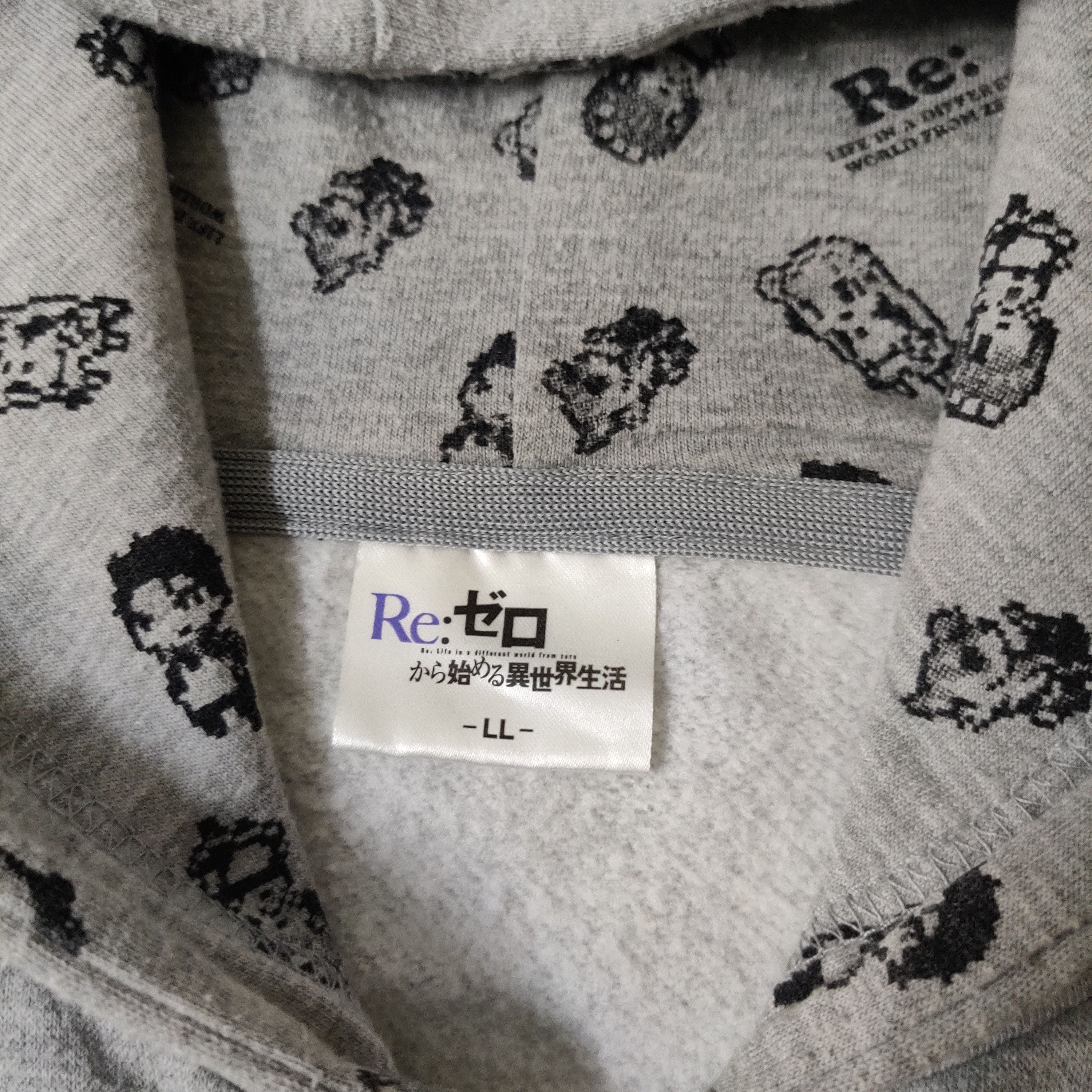 Anime Vintage Re : Zero Anima Series Hoodie Zip Up Size US L / EU 52-54 / 3 - 5 Thumbnail