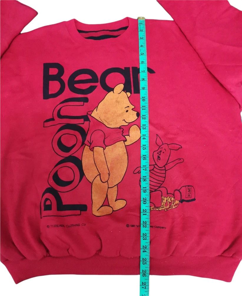 Cartoon Network Vintage Pooh Disney 80's REVERSIBLE Sweatshirt Cartoons Size US L / EU 52-54 / 3 - 5 Thumbnail