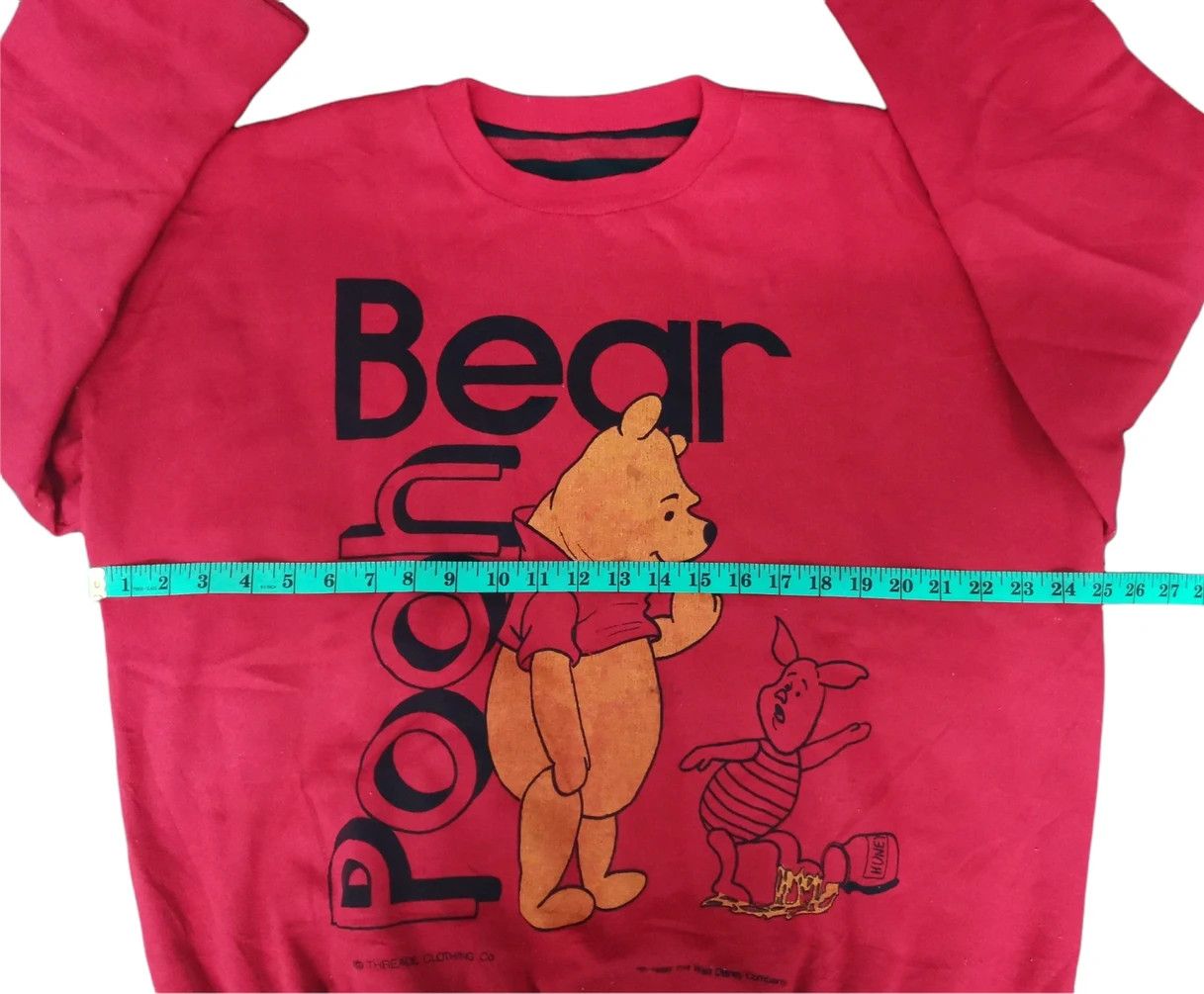 Cartoon Network Vintage Pooh Disney 80's REVERSIBLE Sweatshirt Cartoons Size US L / EU 52-54 / 3 - 6 Thumbnail