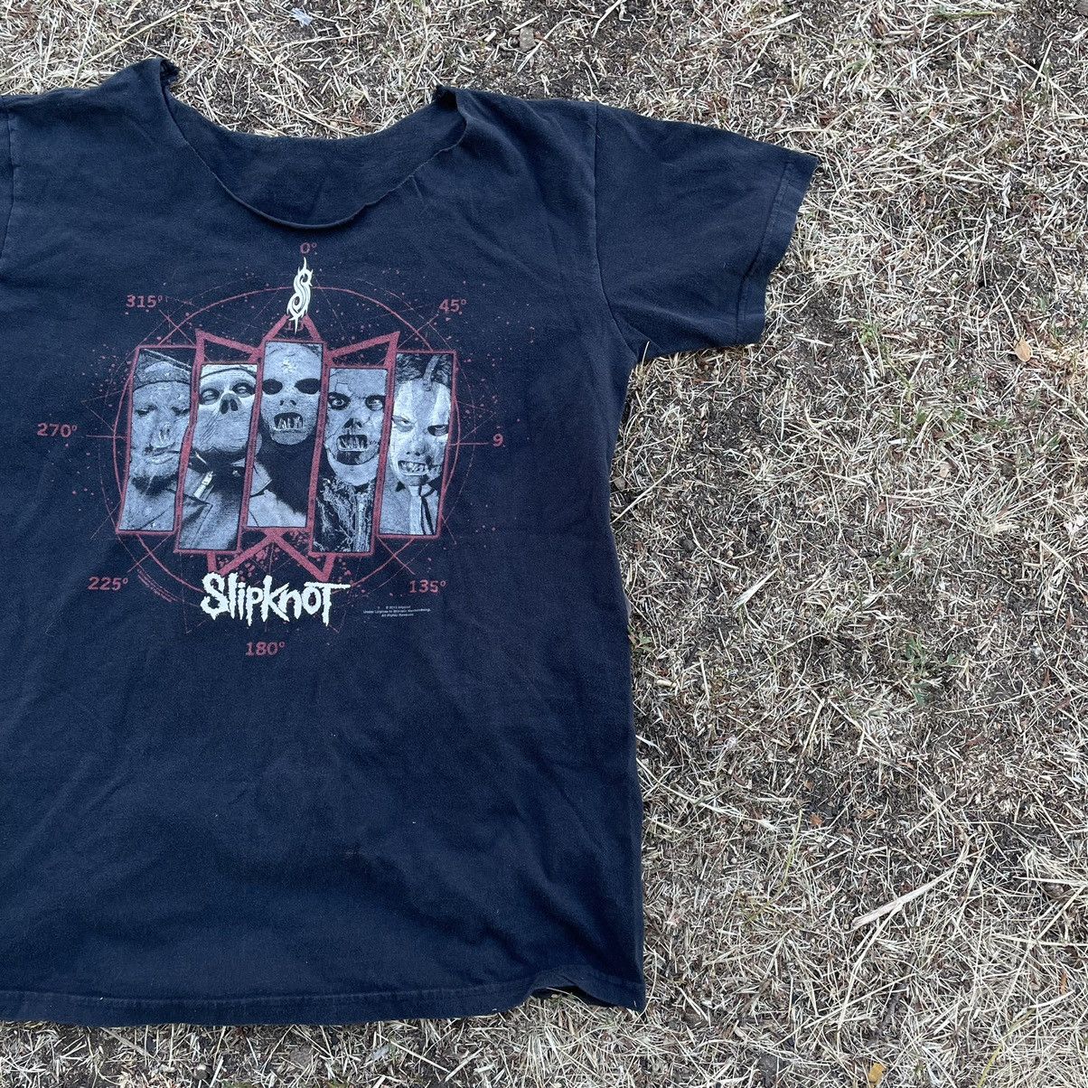 Vintage Vintage Y2K Slipknot Band Tee Sun Faded Grunge Cropped M Size US M / EU 48-50 / 2 - 2 Thumbnail