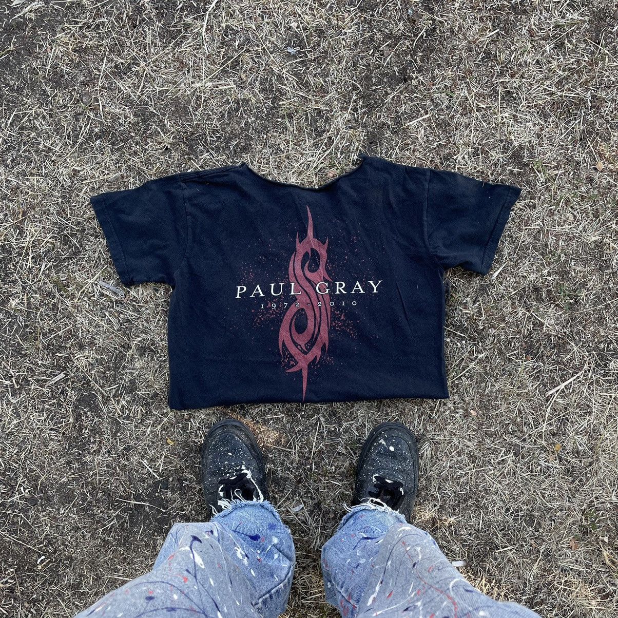 Vintage Vintage Y2K Slipknot Band Tee Sun Faded Grunge Cropped M Size US M / EU 48-50 / 2 - 5 Thumbnail