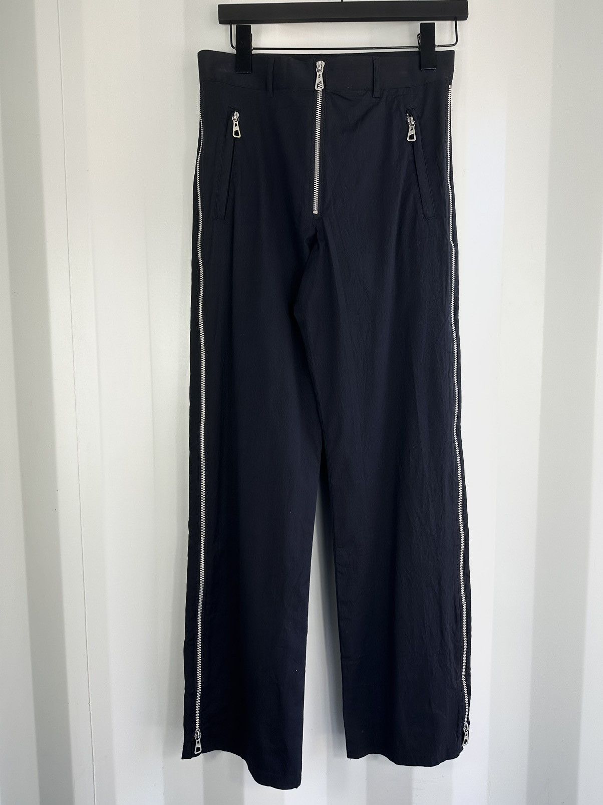 Jean Paul Gaultier Side Zip Wide Leg Trousers Size US 32 / EU 48 - 2 Thumbnail