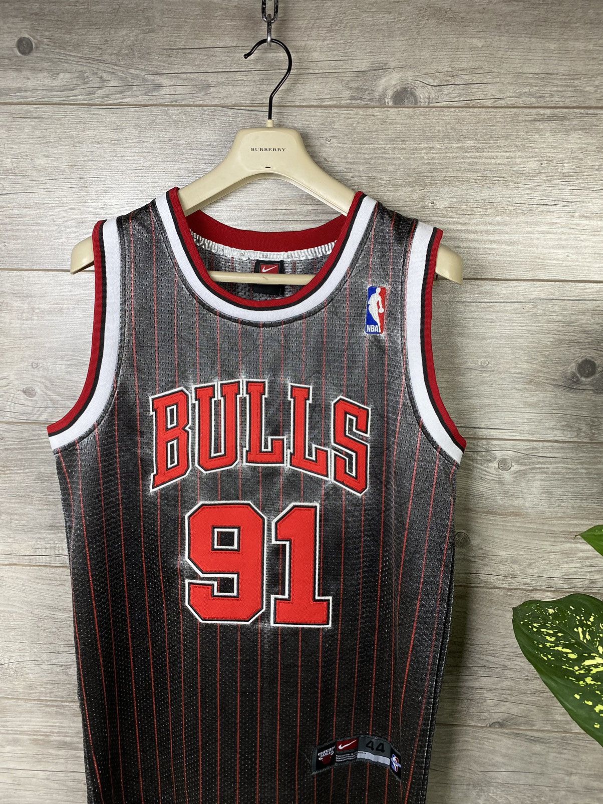 Vintage Team Nike Dennis Rodman Chicago Bulls Basketball #91