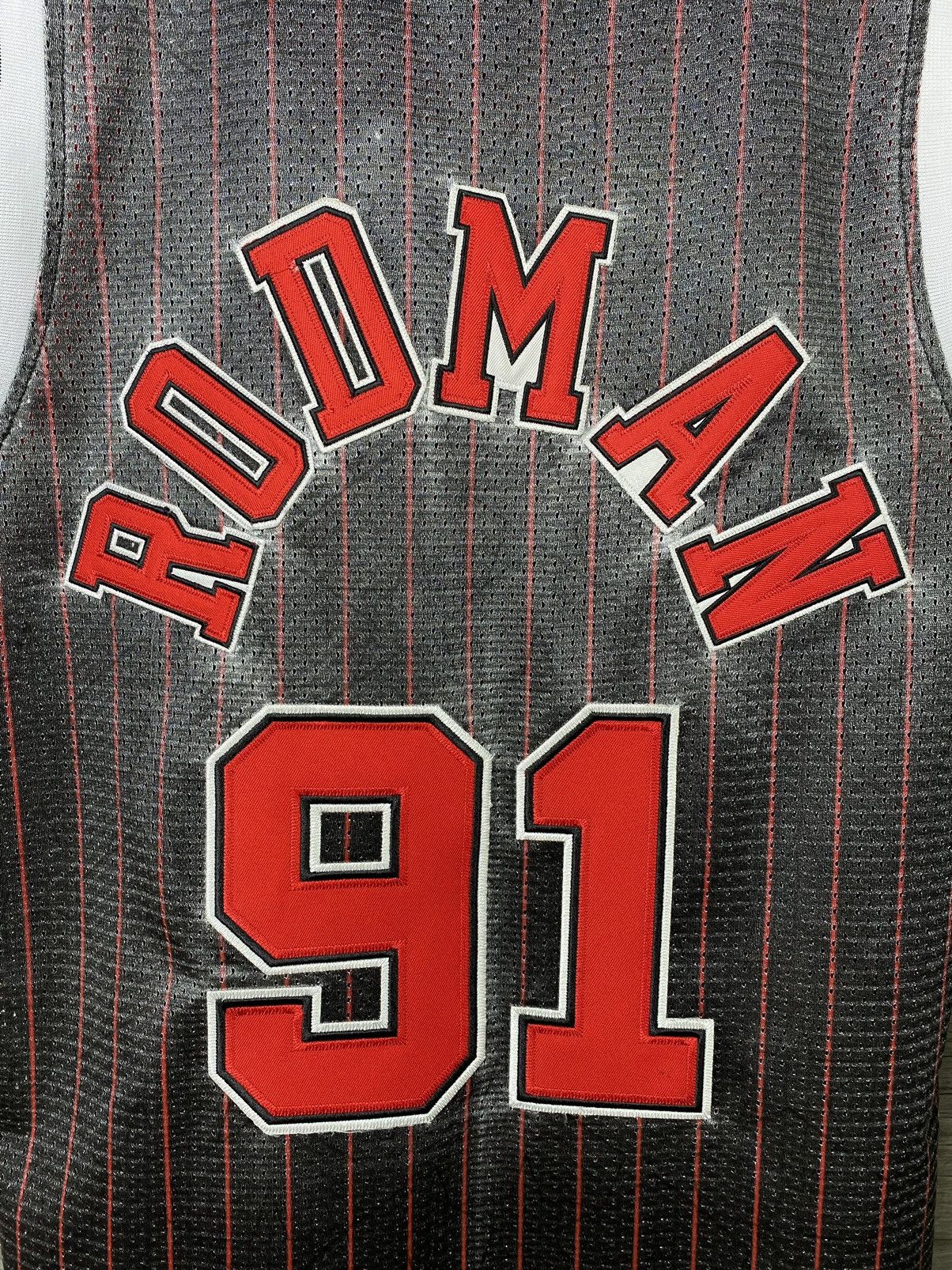 NBA × Nike × Vintage Vintage Team Nike Dennis Rodman Chicago Bulls Basketball #91 Size US XS / EU 42 / 0 - 15 Thumbnail