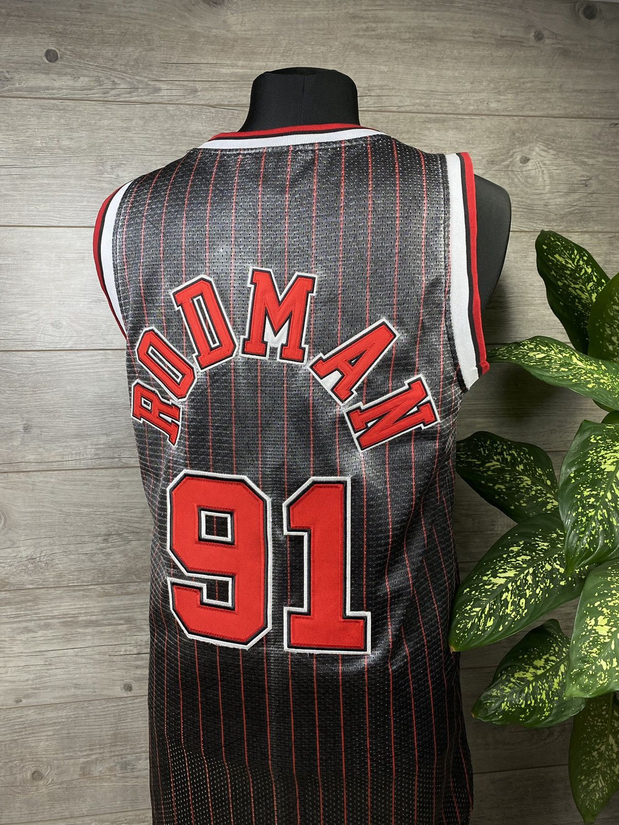 NBA × Nike × Vintage Vintage Team Nike Dennis Rodman Chicago Bulls Basketball #91 Size US XS / EU 42 / 0 - 18 Thumbnail