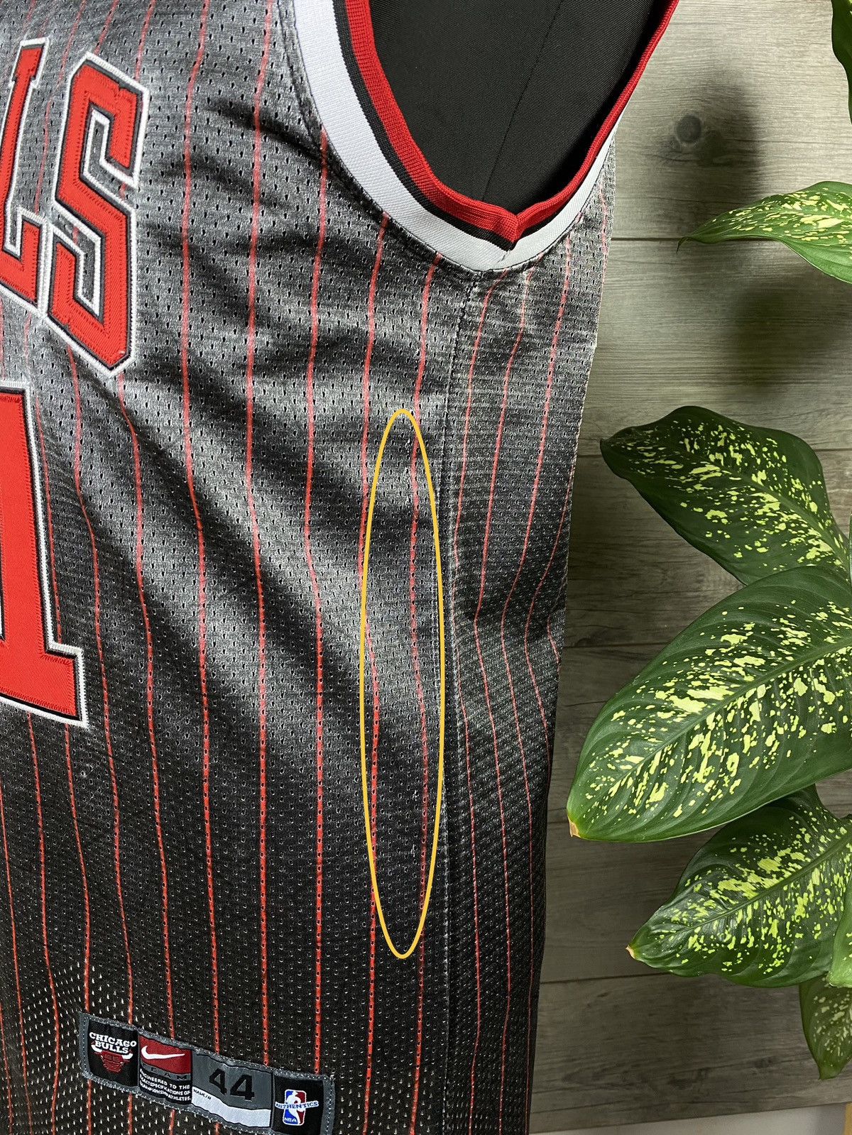 NBA × Nike × Vintage Vintage Team Nike Dennis Rodman Chicago Bulls Basketball #91 Size US XS / EU 42 / 0 - 20 Thumbnail