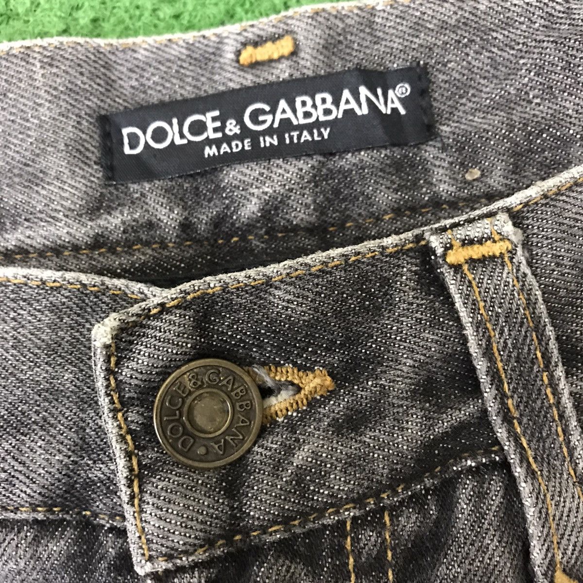 Dolce & Gabbana Dolce&Gabbana Faded Black Denim Jeans Size US 30 / EU 46 - 19 Thumbnail
