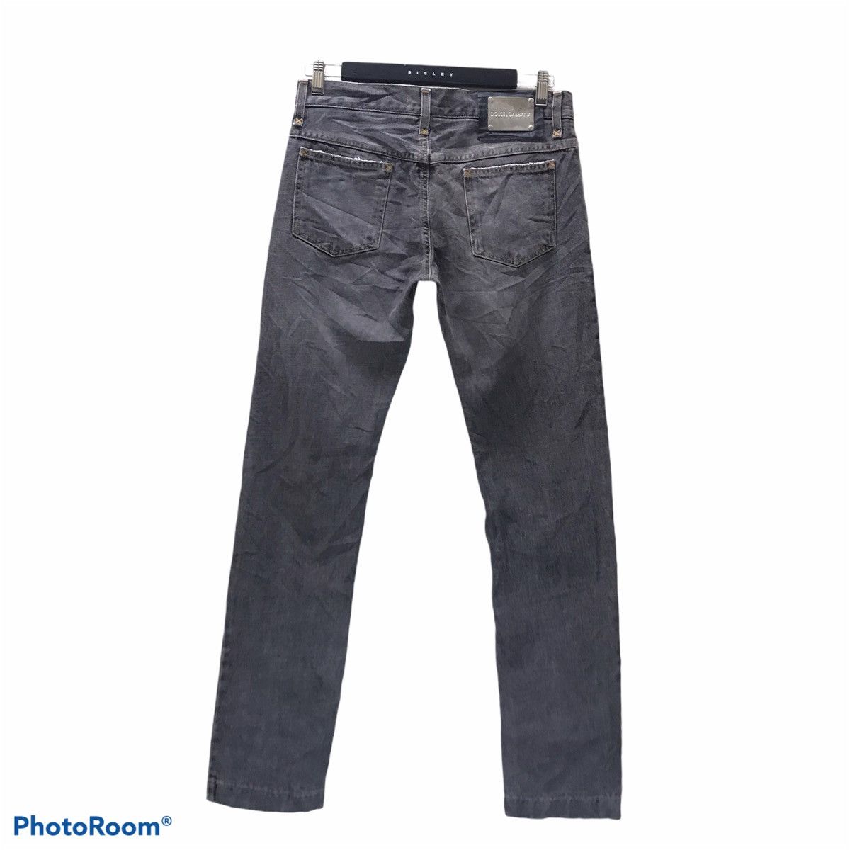 Dolce & Gabbana Dolce&Gabbana Faded Black Denim Jeans Size US 30 / EU 46 - 2 Thumbnail