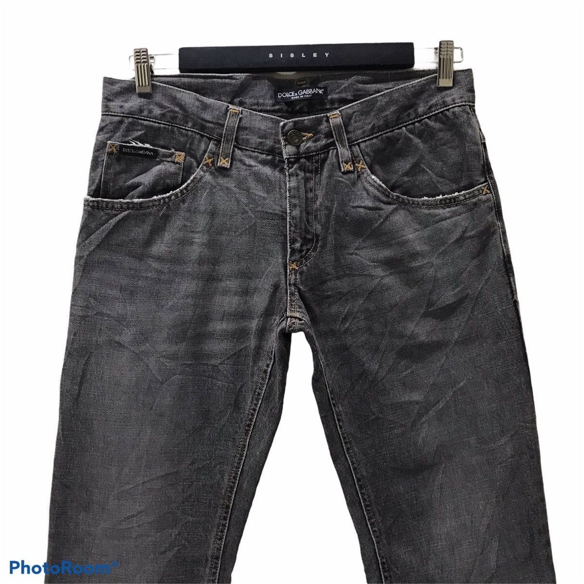 Dolce & Gabbana Dolce&Gabbana Faded Black Denim Jeans Size US 30 / EU 46 - 3 Thumbnail