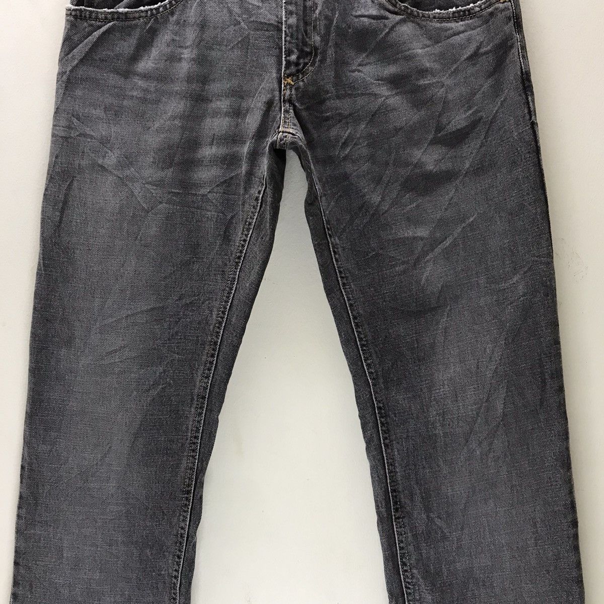 Dolce & Gabbana Dolce&Gabbana Faded Black Denim Jeans Size US 30 / EU 46 - 6 Thumbnail