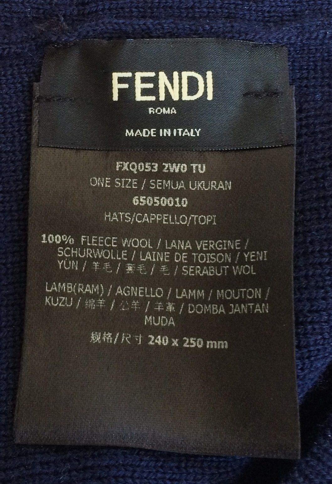 Fendi Fendi Monster Eyes Beanie Hat Size ONE SIZE - 3 Thumbnail