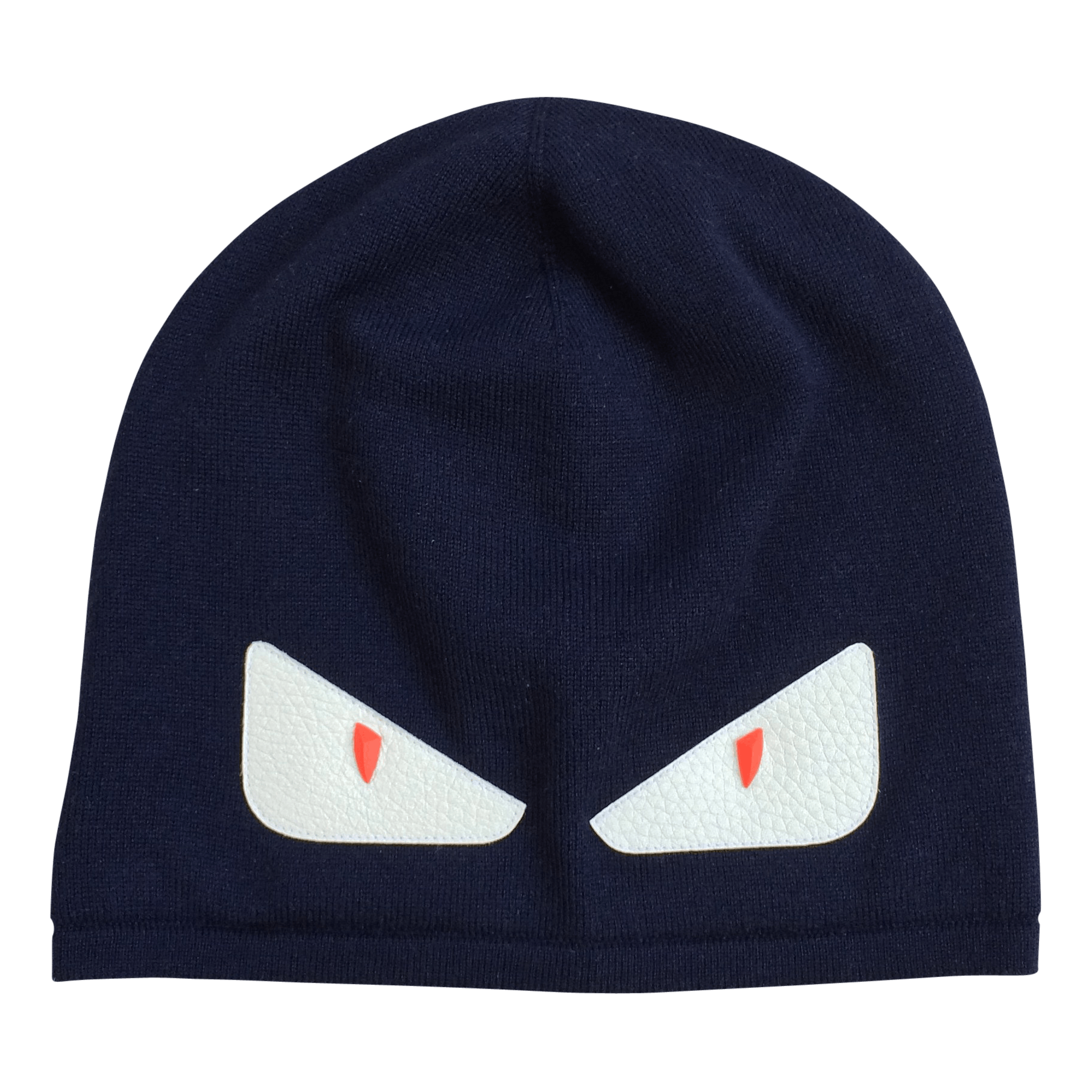 Fendi Fendi monster eyes black beanie hat | Grailed