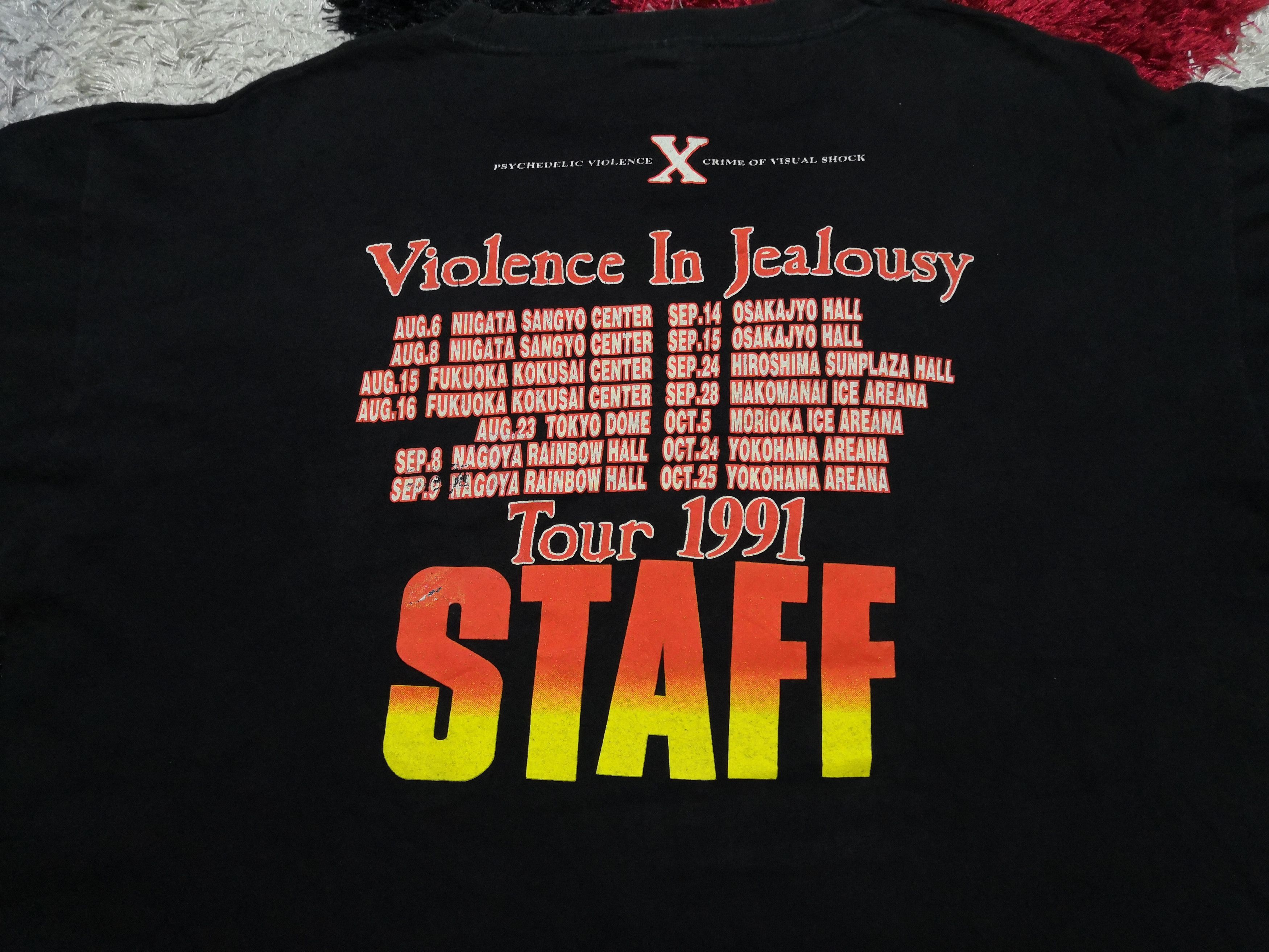 Band Tees Psychedelic Violence X Crime of Visual Shock STAFF T shirt Size US L / EU 52-54 / 3 - 4 Thumbnail