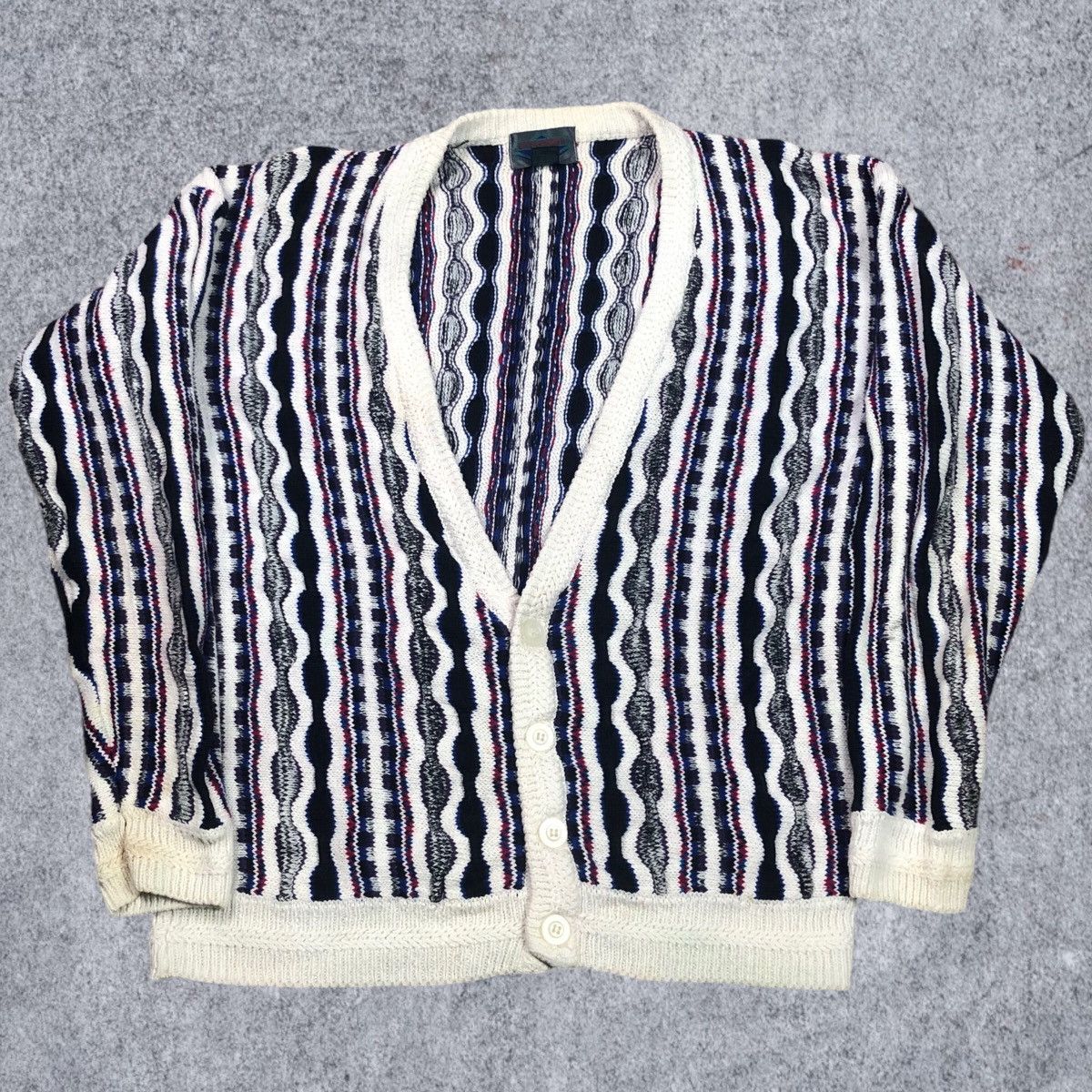 Vintage Vintage Etchings Coogi Style Cardigan Sweater Adult Size M Size US M / EU 48-50 / 2 - 1 Thumbnail