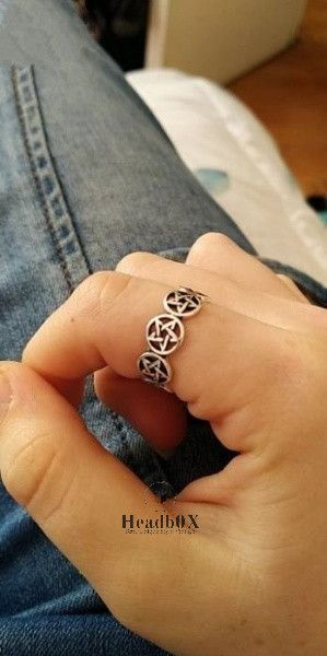 Jewelry Star Pentagram Ring Size ONE SIZE - 5 Thumbnail