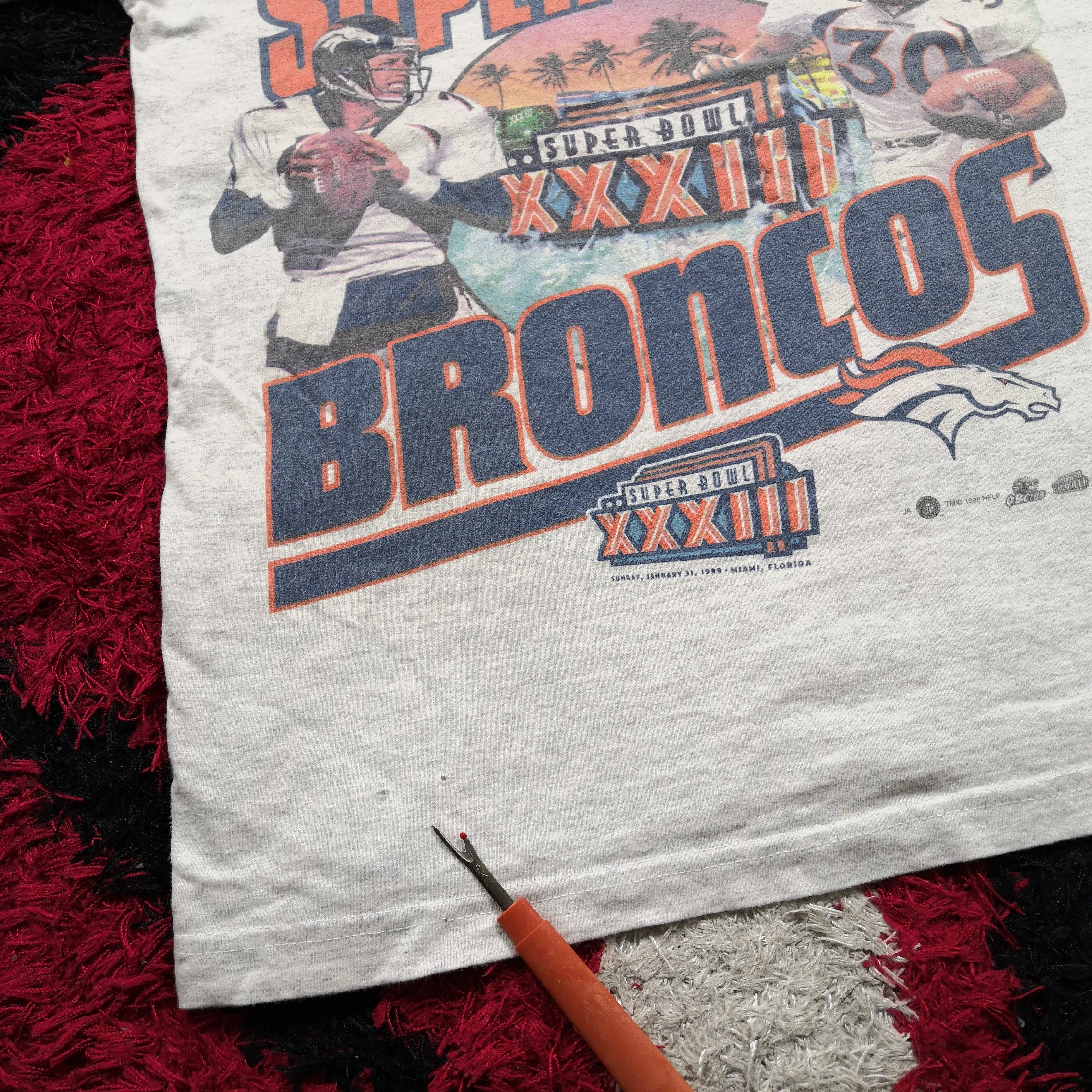 NFL Vintage 90s Champion Super Bowl Broncos T-shirt NFLP Tee Size US S / EU 44-46 / 1 - 9 Thumbnail