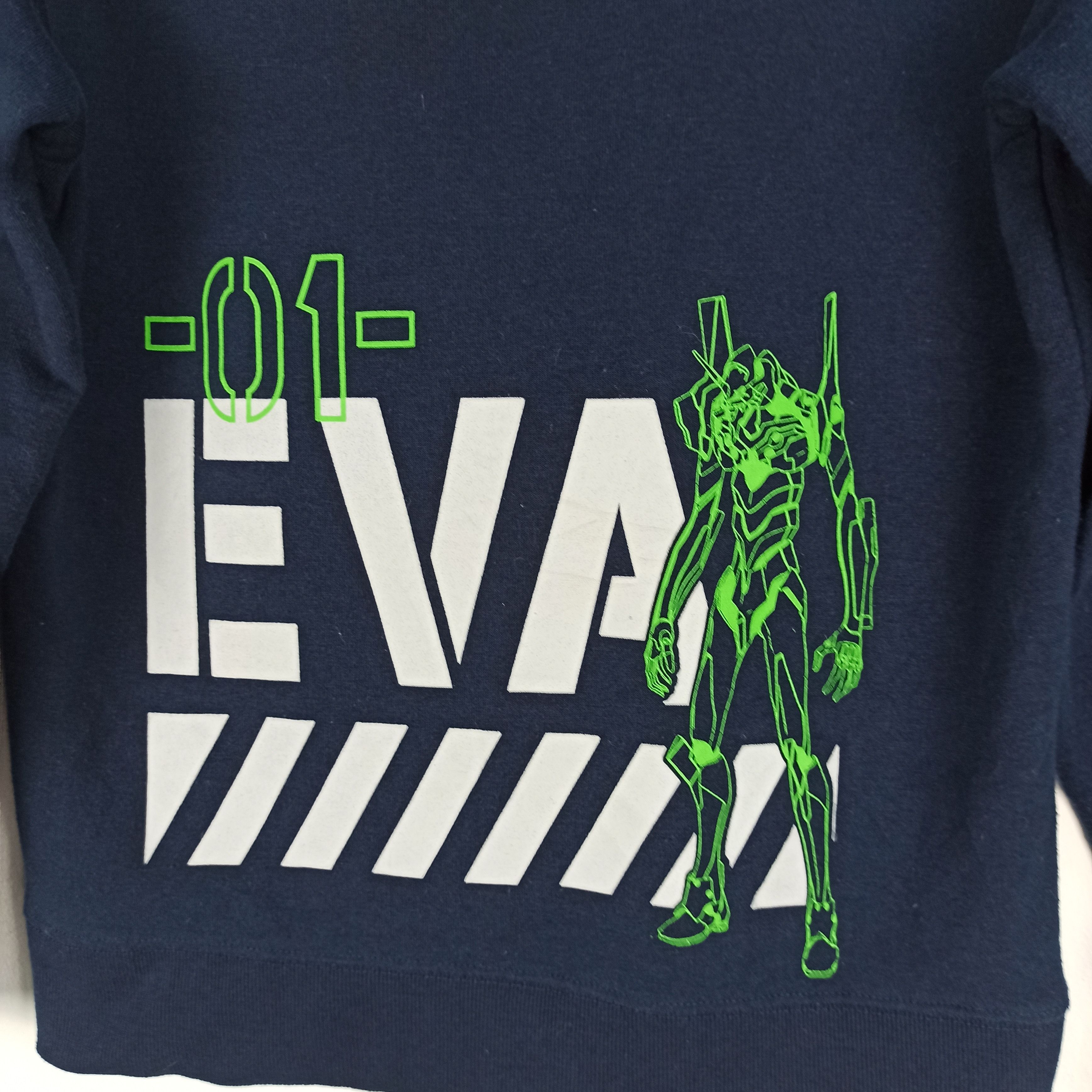 Anime Rare🔥 Anime Neon Genesis Evangelion EVA01 Hoodie Size US M / EU 48-50 / 2 - 2 Thumbnail
