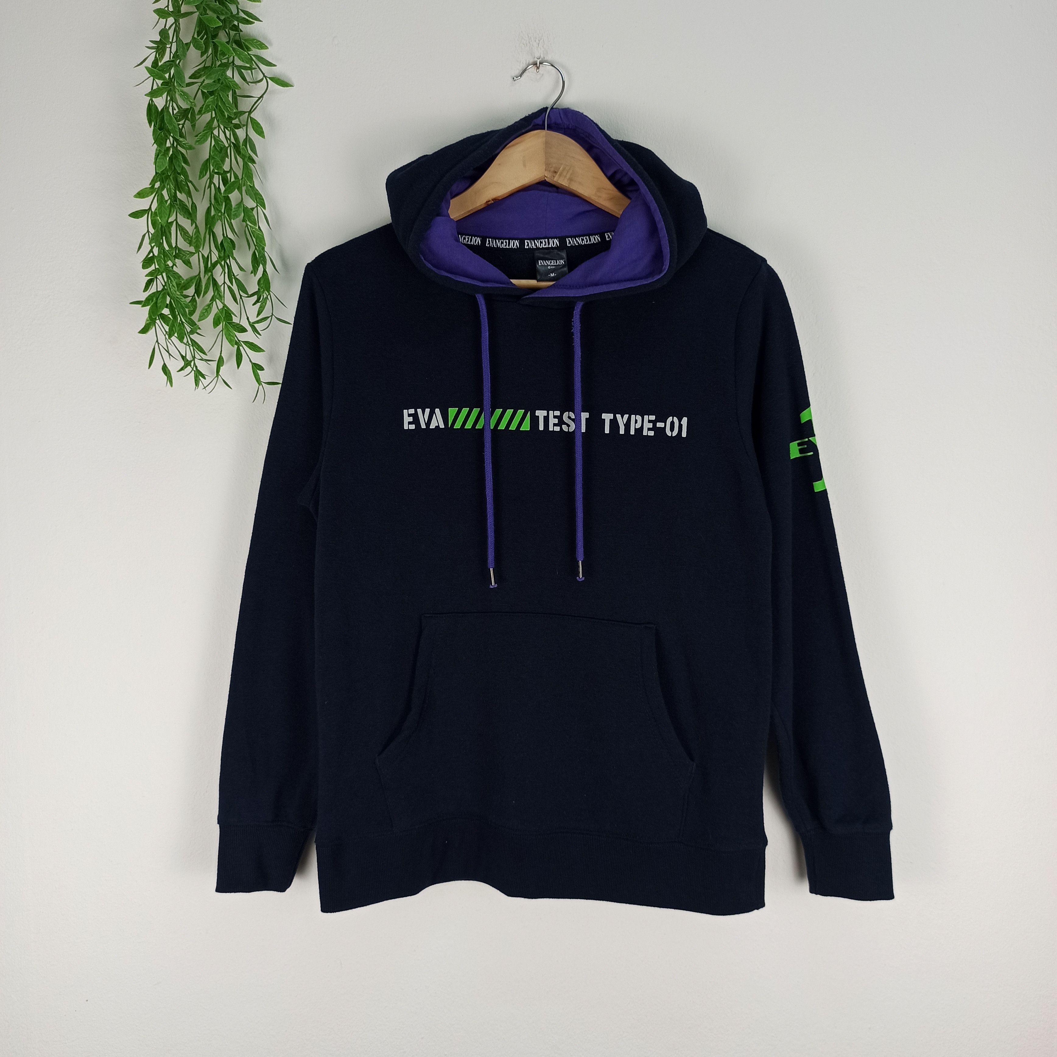 Rare🔥 Anime Neon Genesis Evangelion EVA01 Hoodie