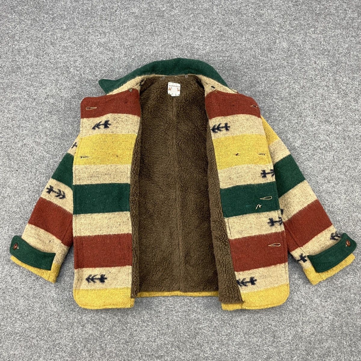 Japanese Brand Vintage Japanese Titicaca Native Sherpa Wool Jacket Size US S / EU 44-46 / 1 - 5 Thumbnail