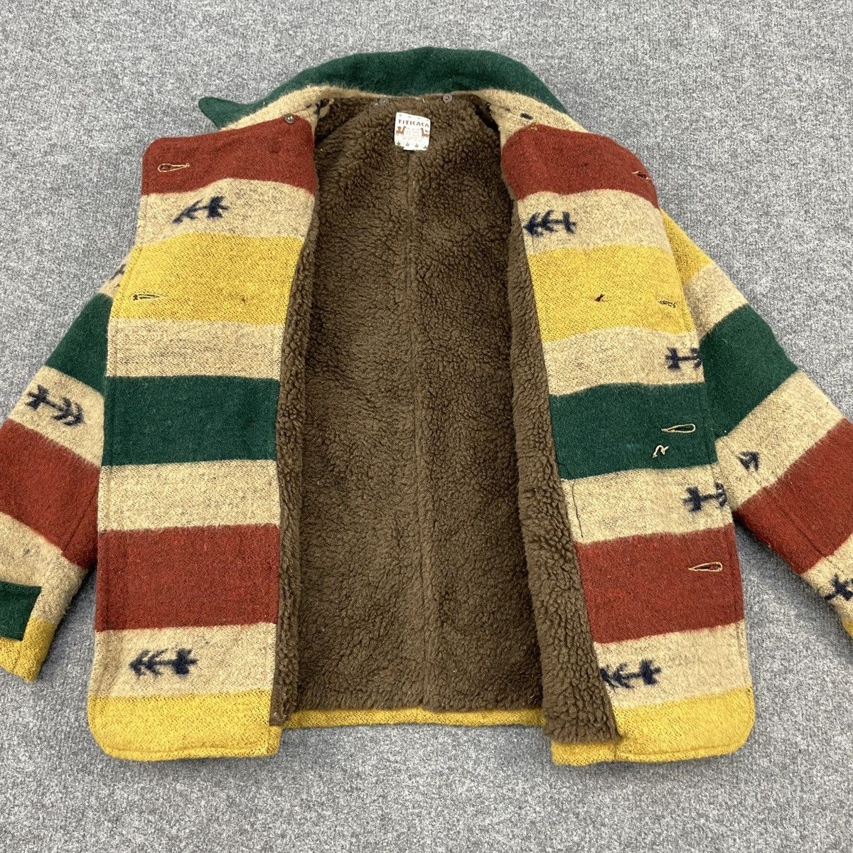 Japanese Brand Vintage Japanese Titicaca Native Sherpa Wool Jacket Size US S / EU 44-46 / 1 - 4 Thumbnail