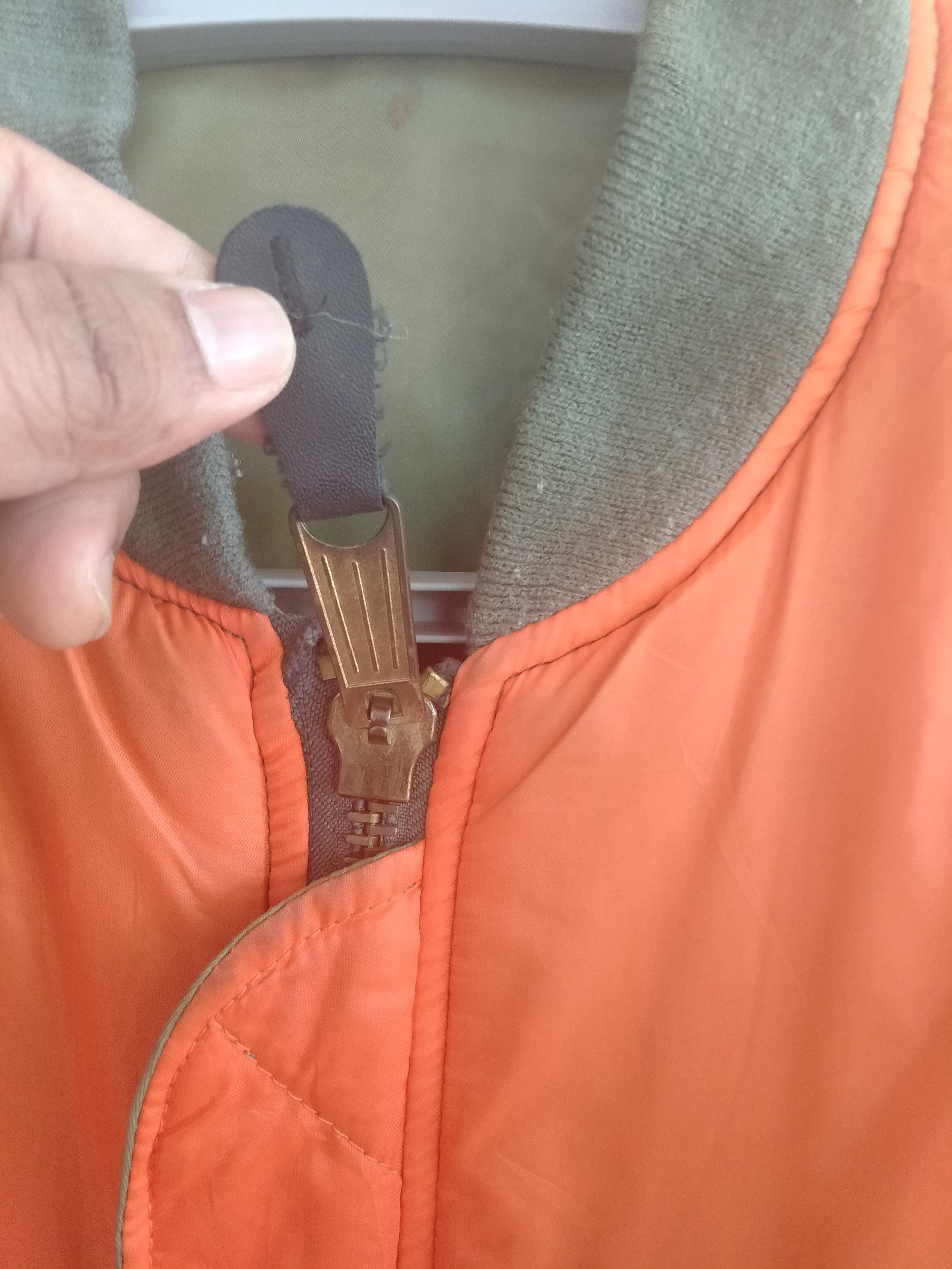 Vintage Vtg Jacket,Flyer 'Man Intermediate MA-1 Sunfaded Rare Size US L / EU 52-54 / 3 - 10 Thumbnail