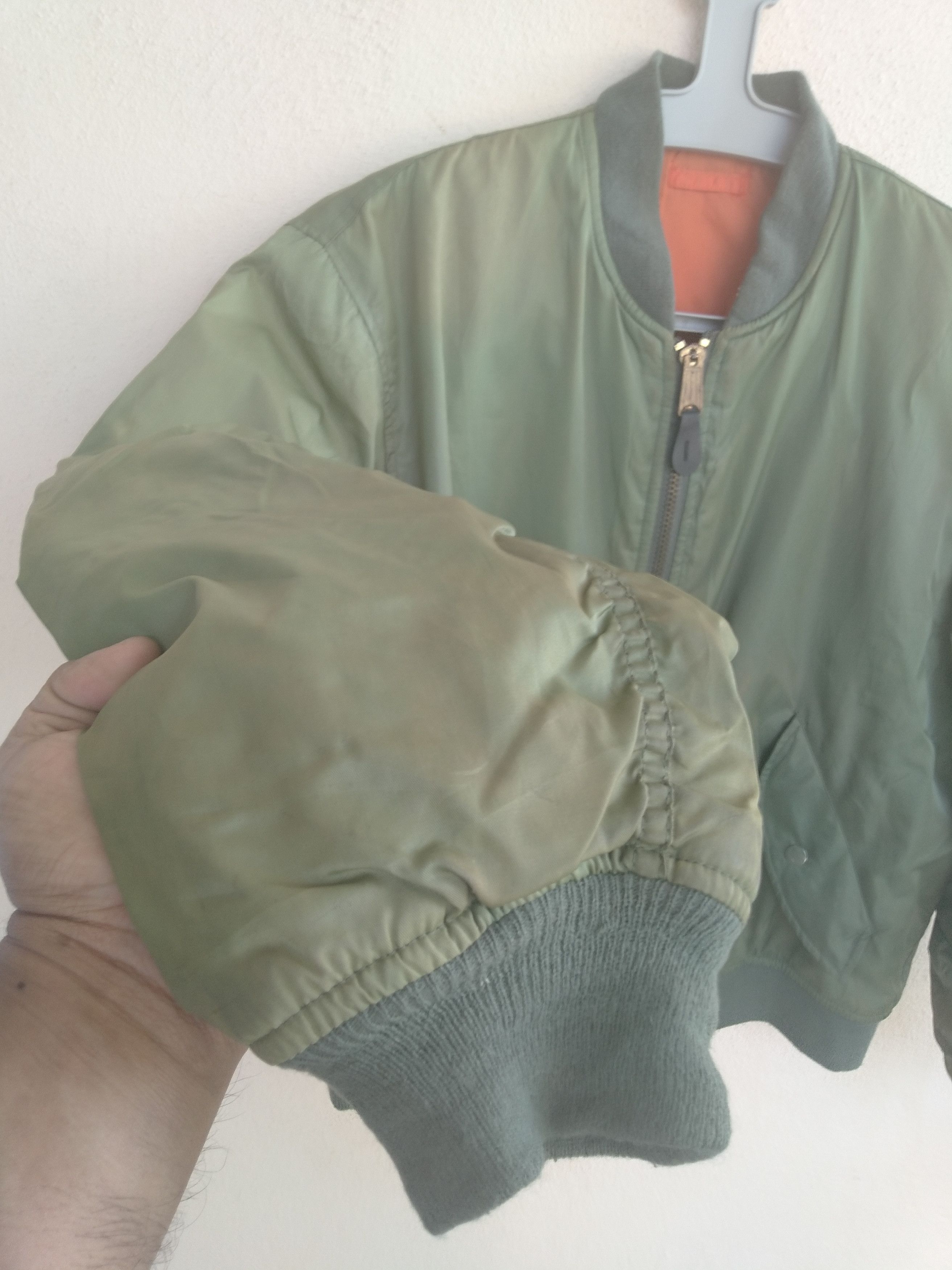 Vintage Vtg Jacket,Flyer 'Man Intermediate MA-1 Sunfaded Rare Size US L / EU 52-54 / 3 - 2 Thumbnail