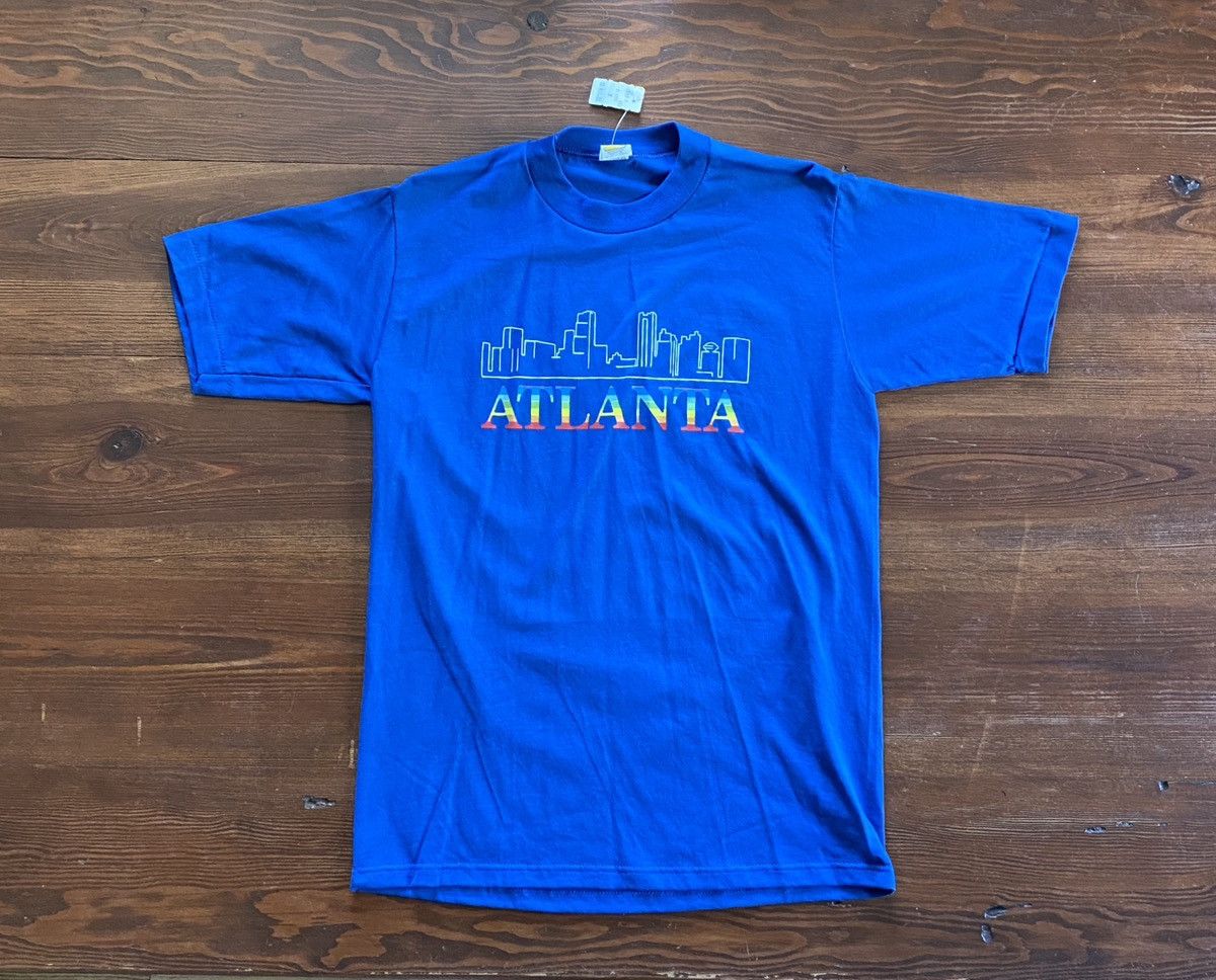 Velva Sheen Vintage NWT 80’s Atlanta Velva Sheen Tee Size US M / EU 48-50 / 2 - 1 Thumbnail