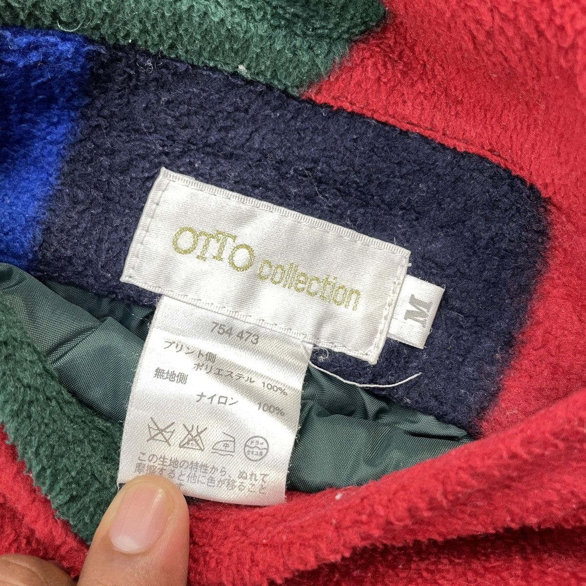 Japanese Brand × Otto × Vintage Vintage Japanese Brand OTTO Fleece Riversible Jacket Size US M / EU 48-50 / 2 - 6 Thumbnail