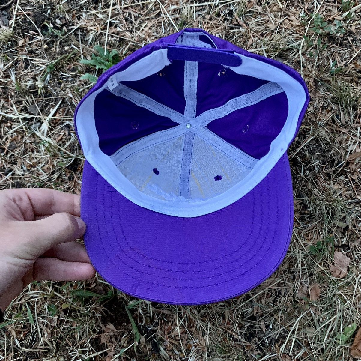 Vintage Vintage 90s Milka Logo Purple Cap Streetwear Distressed OS Size ONE SIZE - 4 Thumbnail
