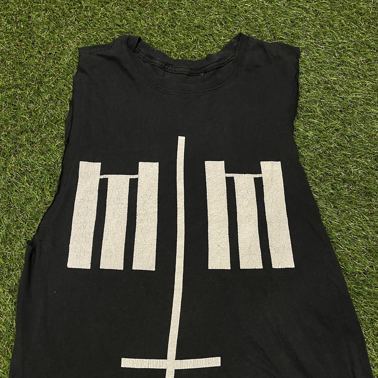 Vintage Y2K Goth Graphic Tank Top Black Oversized Streetwear Faded L Size US L / EU 52-54 / 3 - 3 Thumbnail
