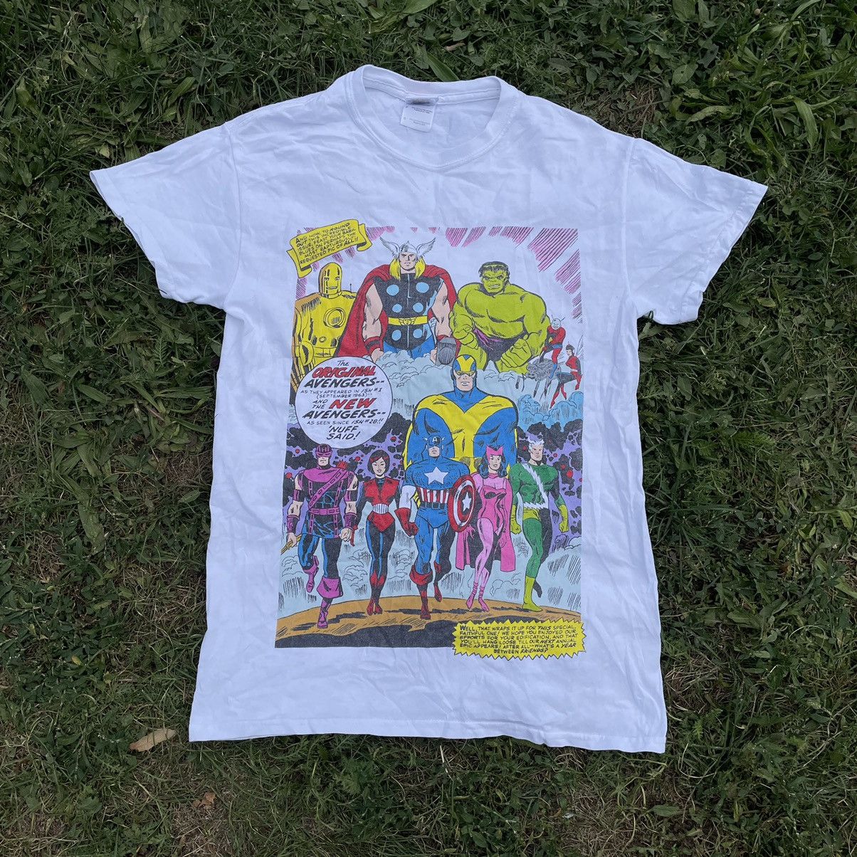 Vintage Vintage 90s Marvel Superhero Graphic Tee Sun Faded Y2K S Size US S / EU 44-46 / 1 - 1 Thumbnail