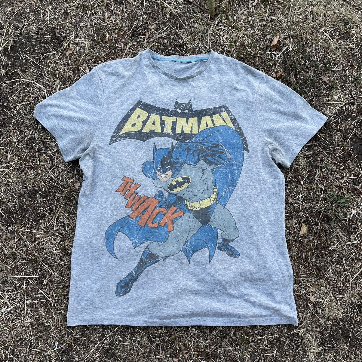 Vintage Vintage Y2K Batman Sun Faded Graphic Tee Punk Grunge Boxy M Size US M / EU 48-50 / 2 - 1 Thumbnail