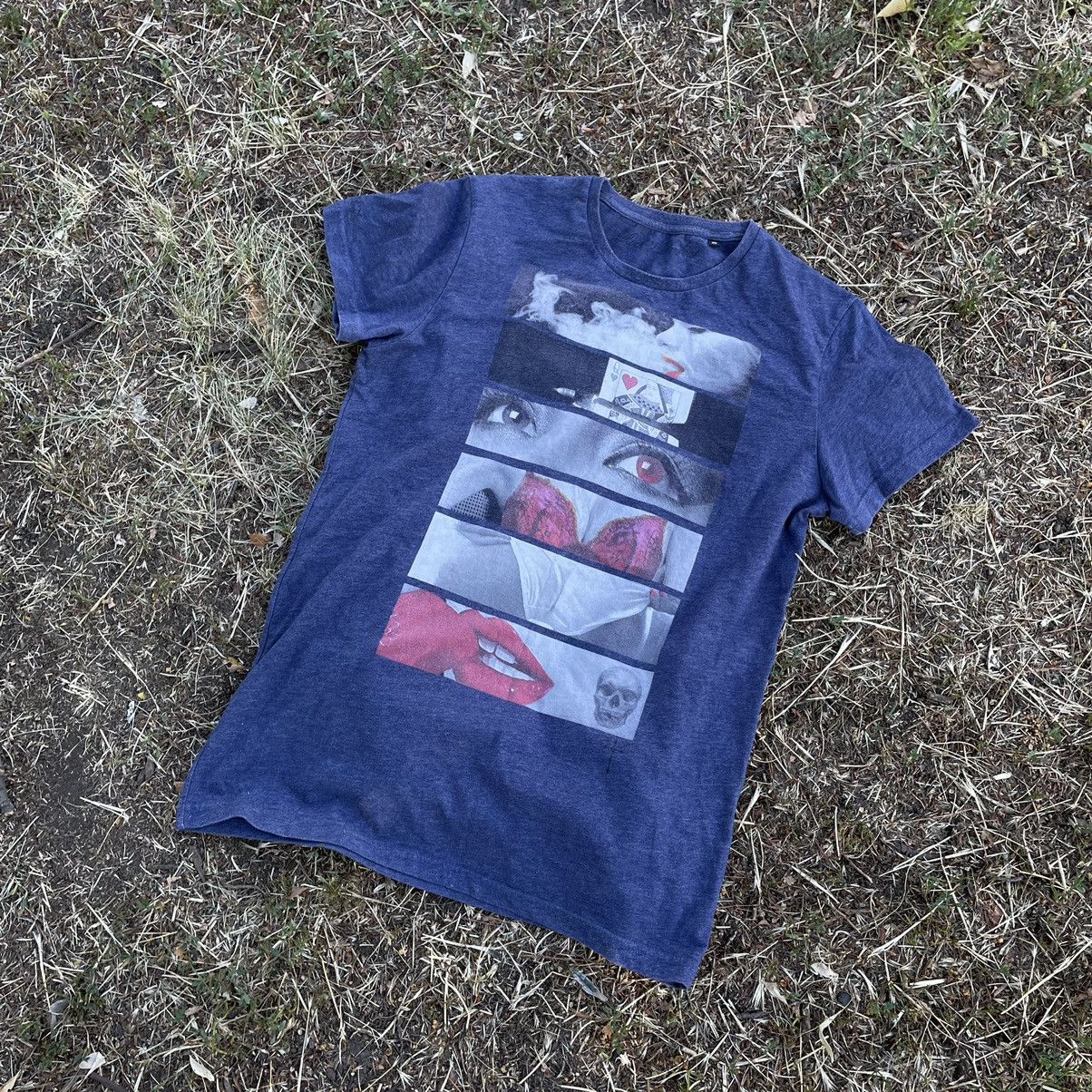 Vintage Vintage 90s Graphic Tee Humor Print Streetwear Skate Slim M Size US M / EU 48-50 / 2 - 2 Thumbnail