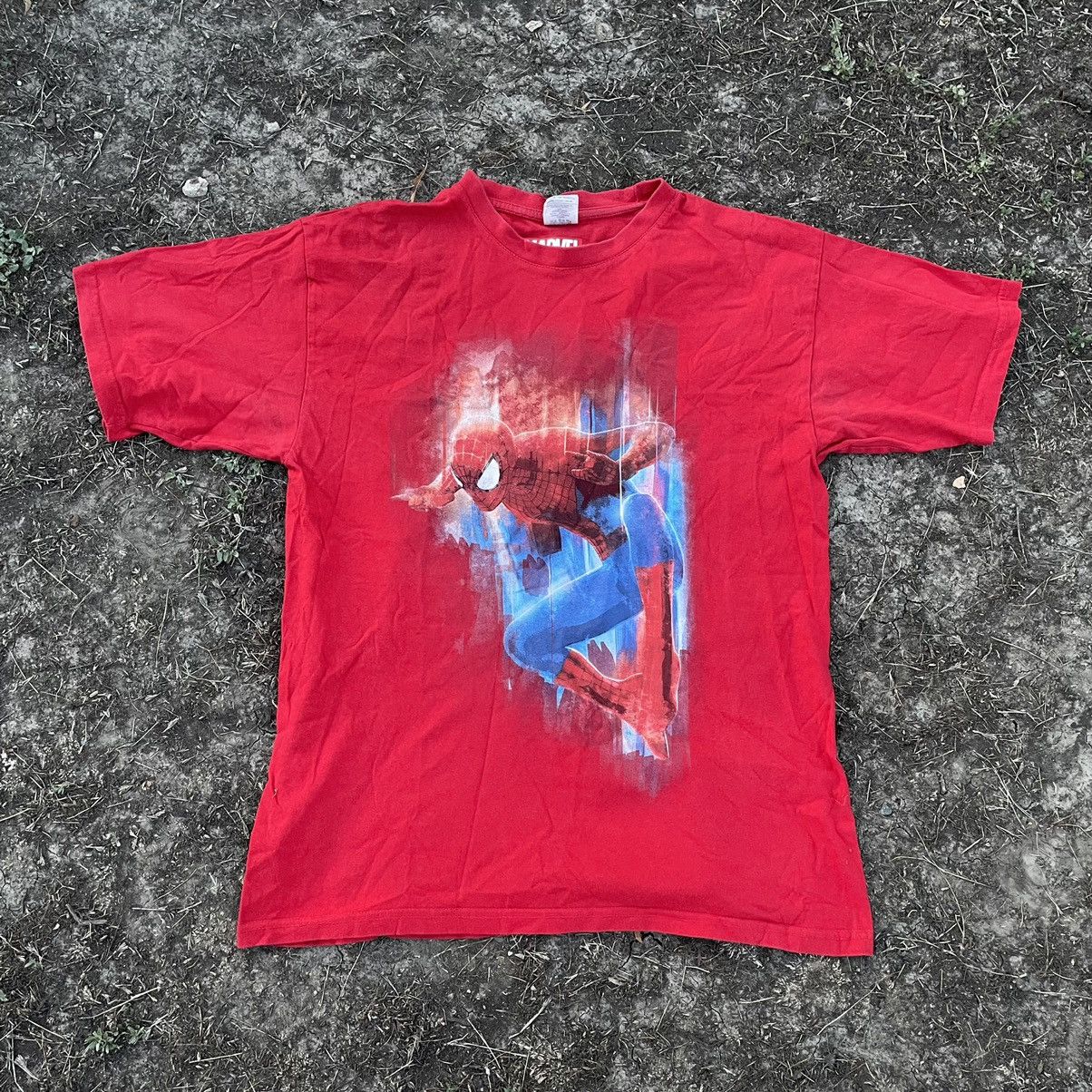 Vintage Vintage Y2K Sun Faded Spider-Man Graphic Tee Skater Slim M Size US M / EU 48-50 / 2 - 1 Thumbnail