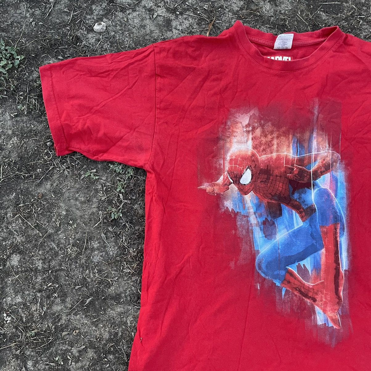 Vintage Vintage Y2K Sun Faded Spider-Man Graphic Tee Skater Slim M Size US M / EU 48-50 / 2 - 3 Thumbnail