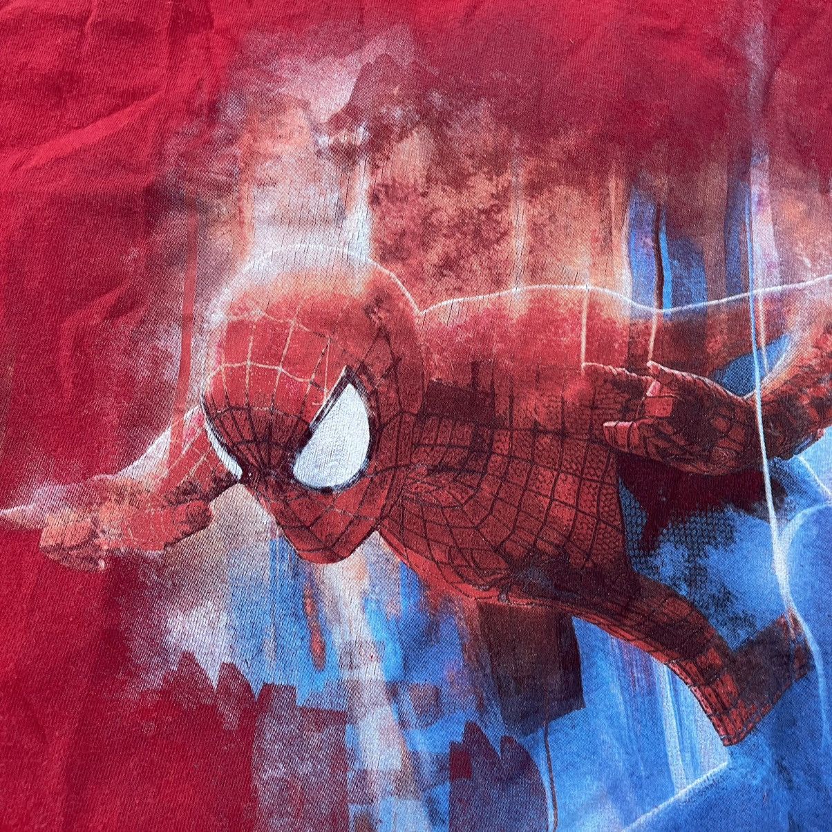 Vintage Vintage Y2K Sun Faded Spider-Man Graphic Tee Skater Slim M Size US M / EU 48-50 / 2 - 5 Thumbnail