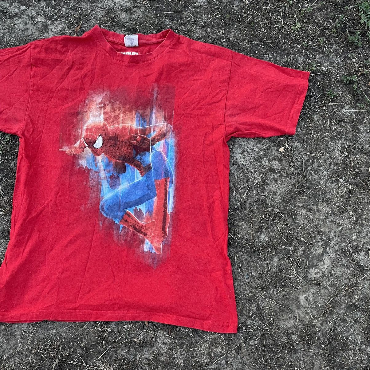 Vintage Vintage Y2K Sun Faded Spider-Man Graphic Tee Skater Slim M Size US M / EU 48-50 / 2 - 2 Thumbnail