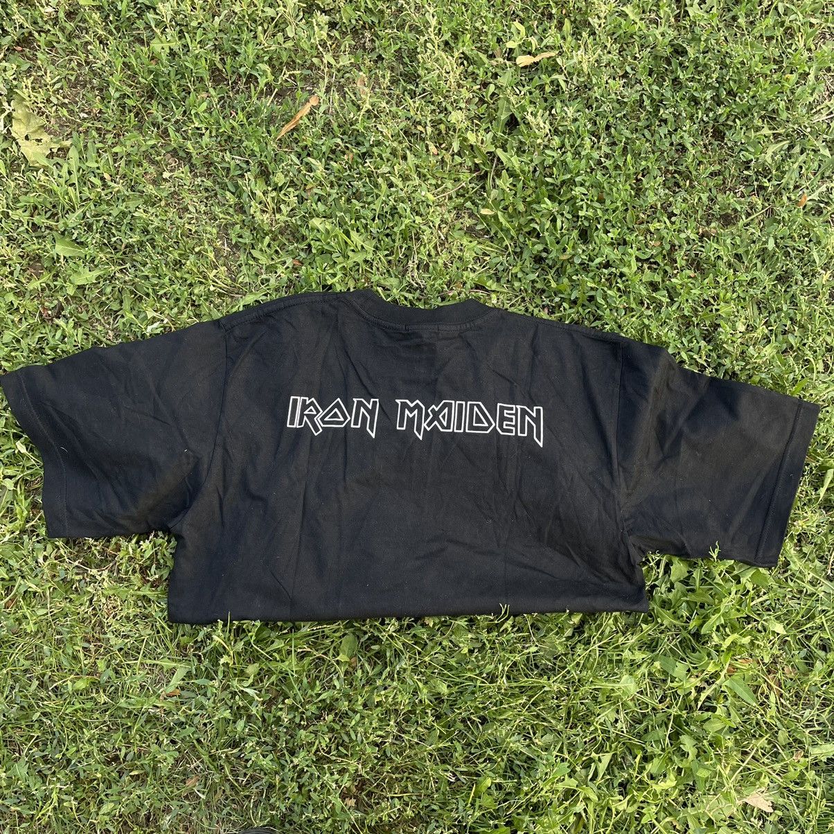 Vintage Vintage Iron Maiden Band Tee Sun Faded Graphic Tee Grunge XX Size US XXL / EU 58 / 5 - 5 Thumbnail