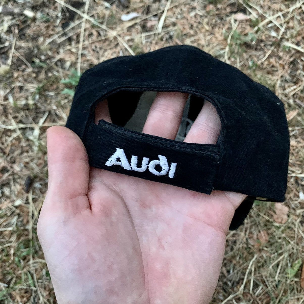 Vintage Vintage 90s Audi Streetwear Cap Hat Black Skate Washed OS Size ONE SIZE - 3 Thumbnail