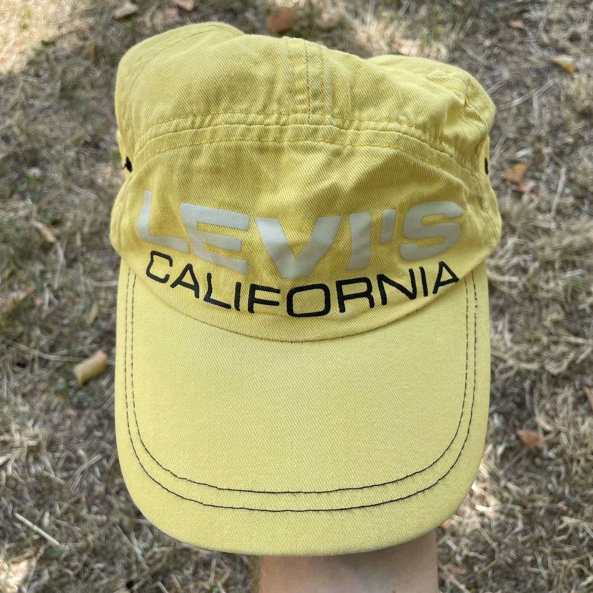 Vintage Vintage 90s Levis California Logo Sun Faded Streetwear Cap O Size ONE SIZE - 3 Thumbnail