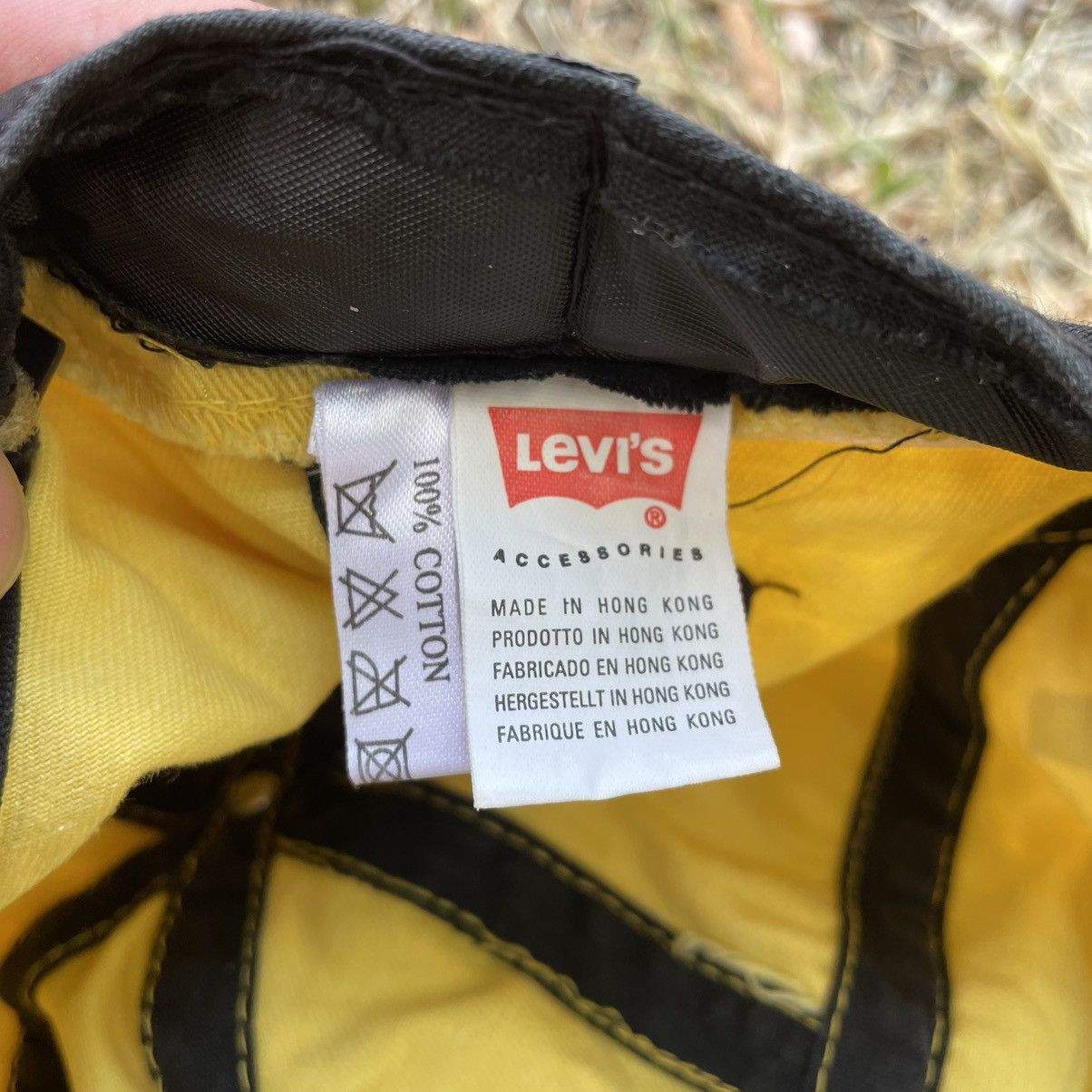 Vintage Vintage 90s Levis California Logo Sun Faded Streetwear Cap O Size ONE SIZE - 6 Thumbnail